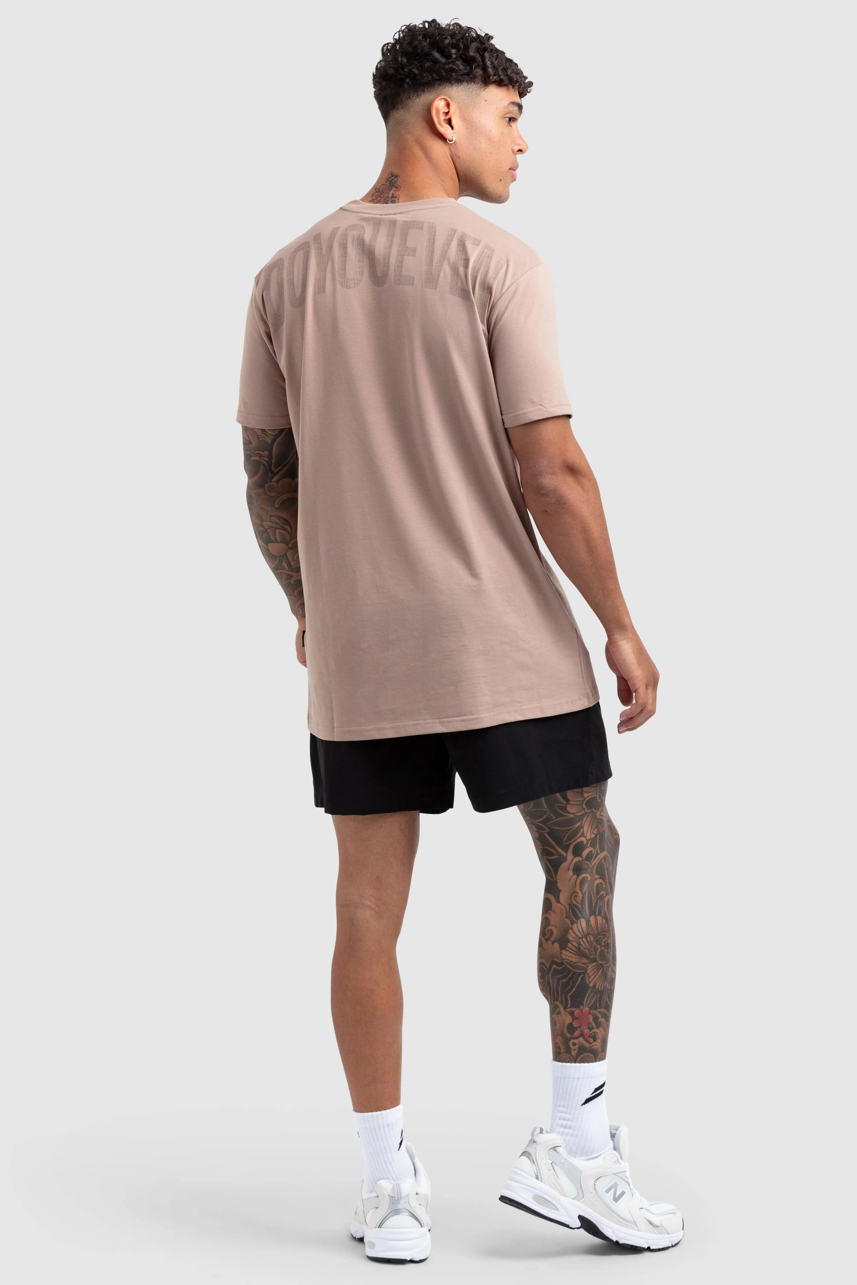 Thermal Regulation Layer Comfortable Weave Power Regular Fit Tee V2 - Light Taupe