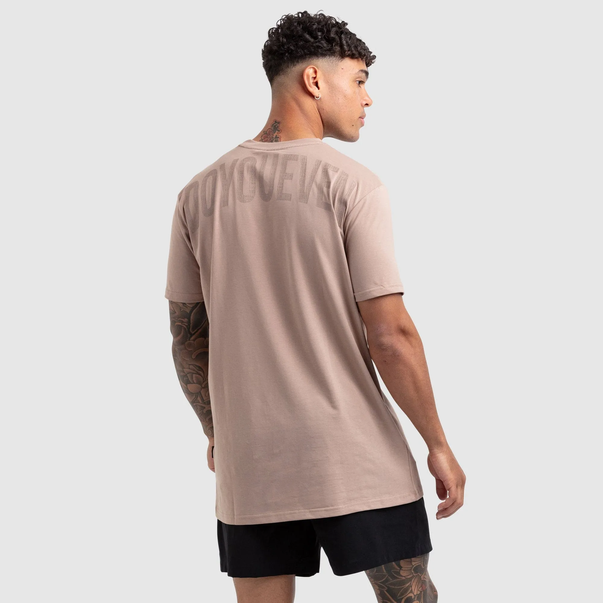 Power Regular Fit Tee V2 - Light Taupe Breathable Waist Quick Comfort