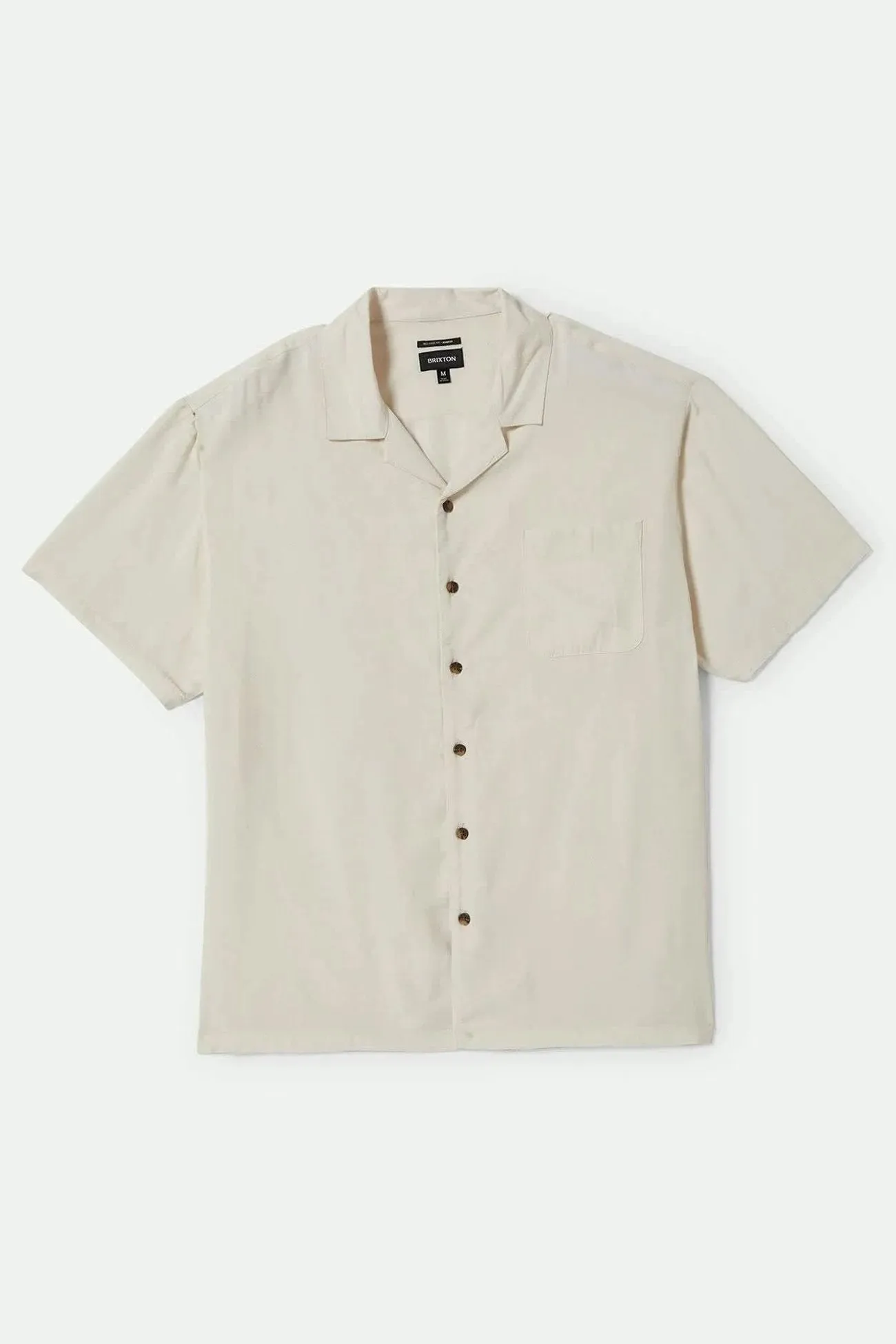 Moisture Management Fabric Teenager fashion Bunker Short Sleeve Woven Shirt Whitecap