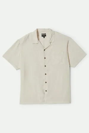 Bunker Short Sleeve Woven Shirt Whitecap Travel Style Trend