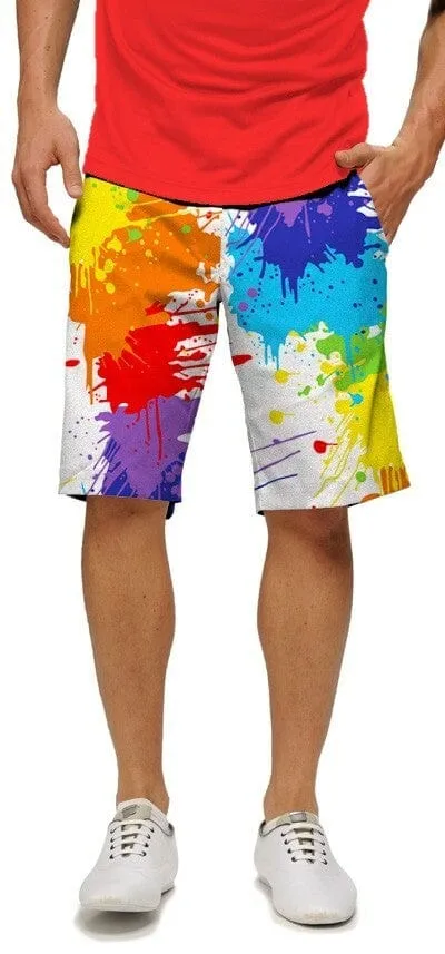 Loudmouth Golf: Men's StretchTech Shorts - Drop Cloth beach shorts Running Shorts