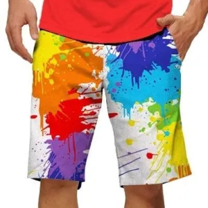 Fit Flex Loudmouth Golf: Men's StretchTech Shorts - Drop Cloth
