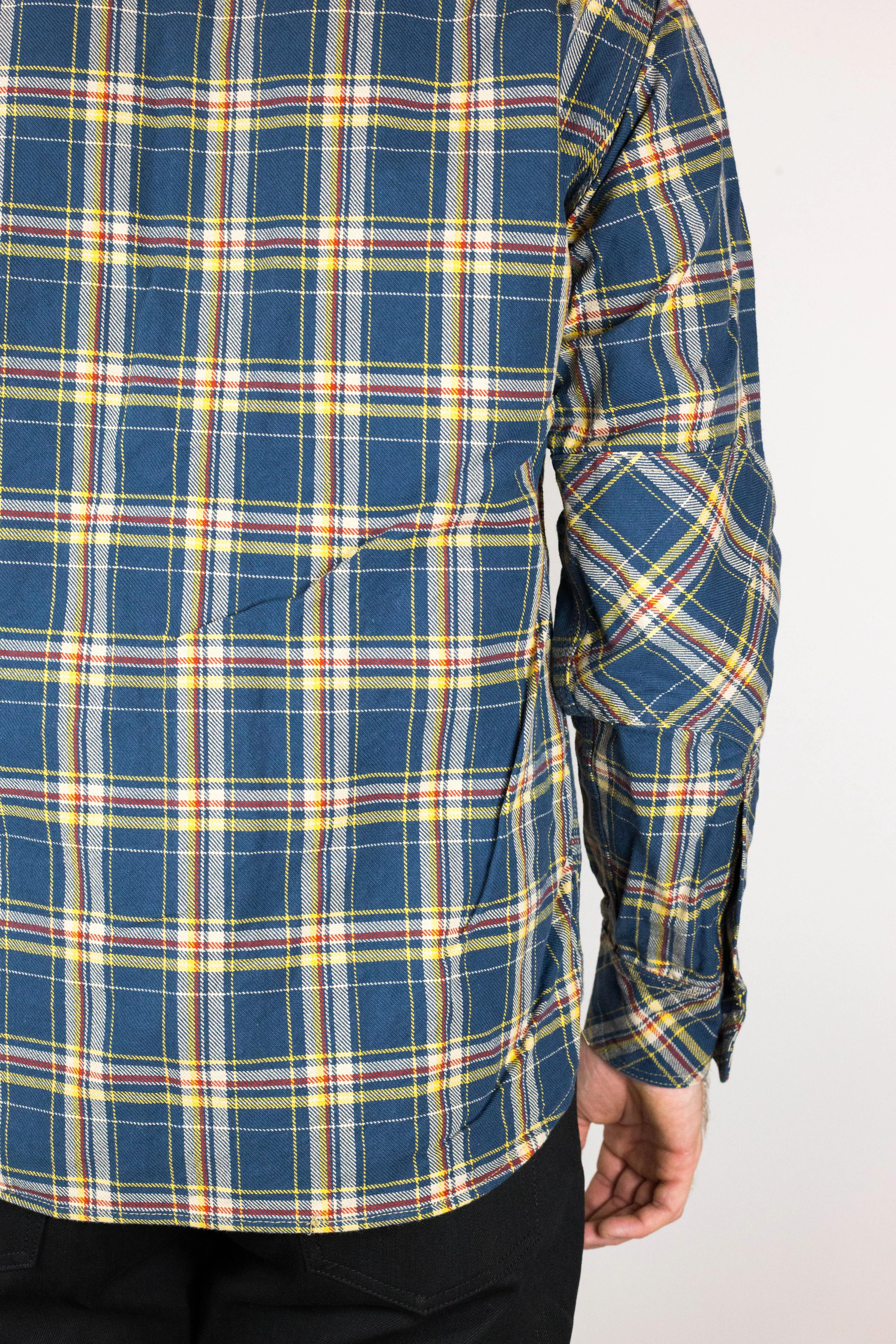 Trendy Comfort Wear Roy Roger Heavyweight Tartan Twill Work Shirt with LF Buttons