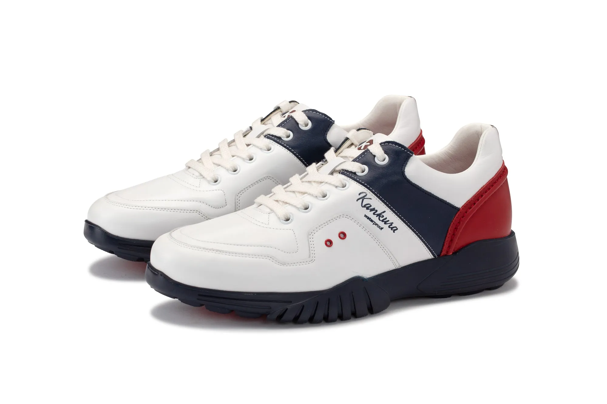 Clear Precision Challenge 01  White|Navy|Red  Men's Golf Shoes CH001 06