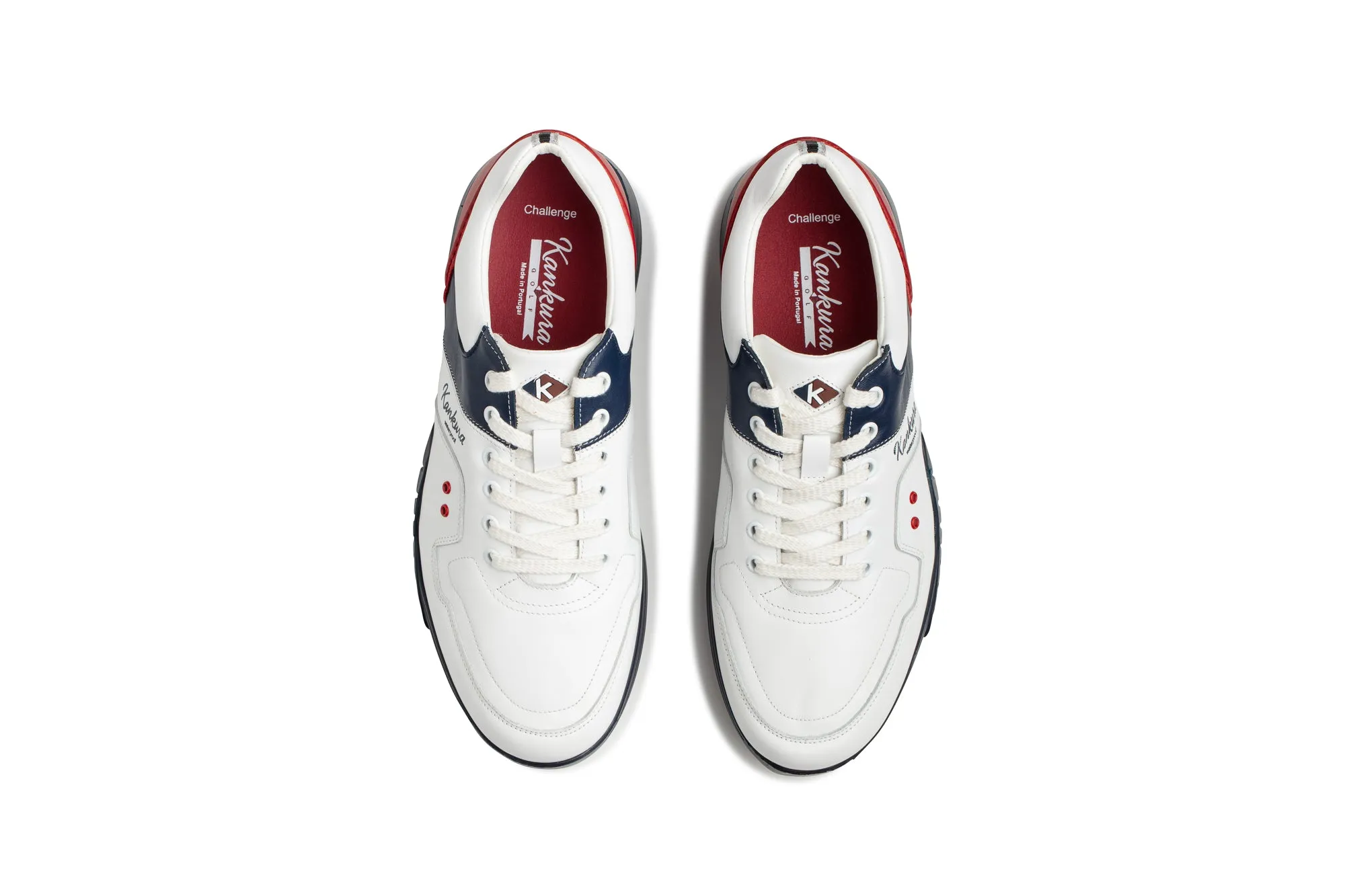 Challenge 01  White|Navy|Red  Men's Golf Shoes CH001 06 Agility Control Pro Power