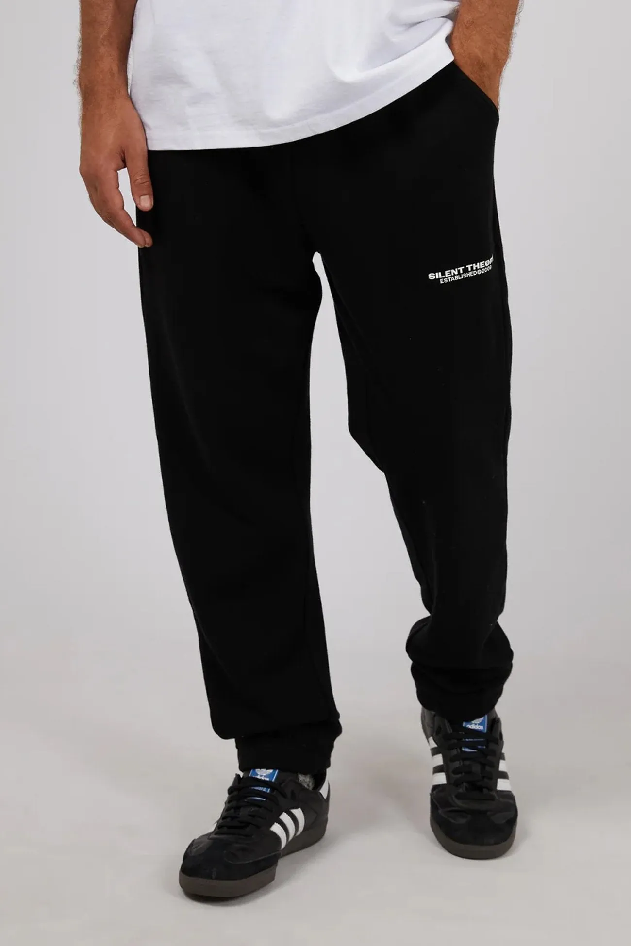 Quick Access Zippers Eco Friendly Dye Essential Theory Track Pant Black