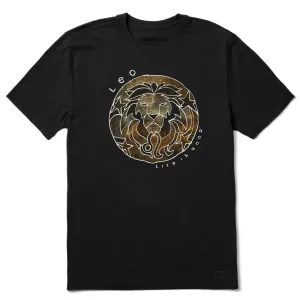 easy to pair Men's Trippy Leo Short Sleeve Crusher Tee