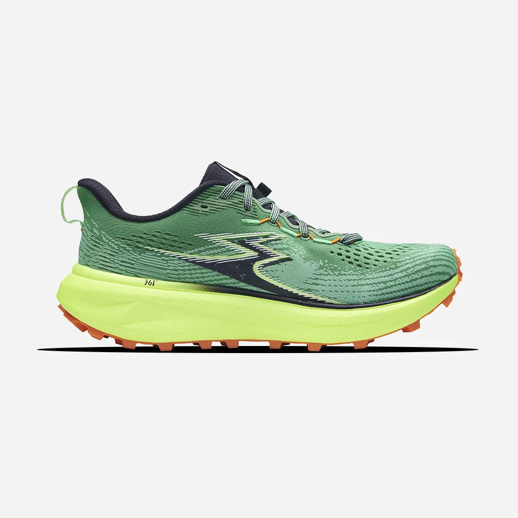 361-LYNX: Green/Yellow Non Slip Footbed