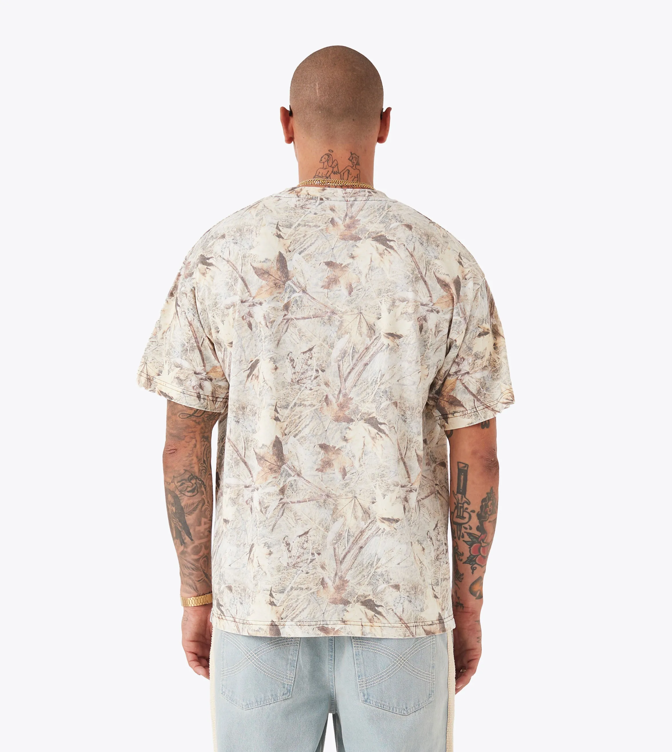 Everyday Flex Sophisticated Casual Naturalist Box Tee Washed Real Camo