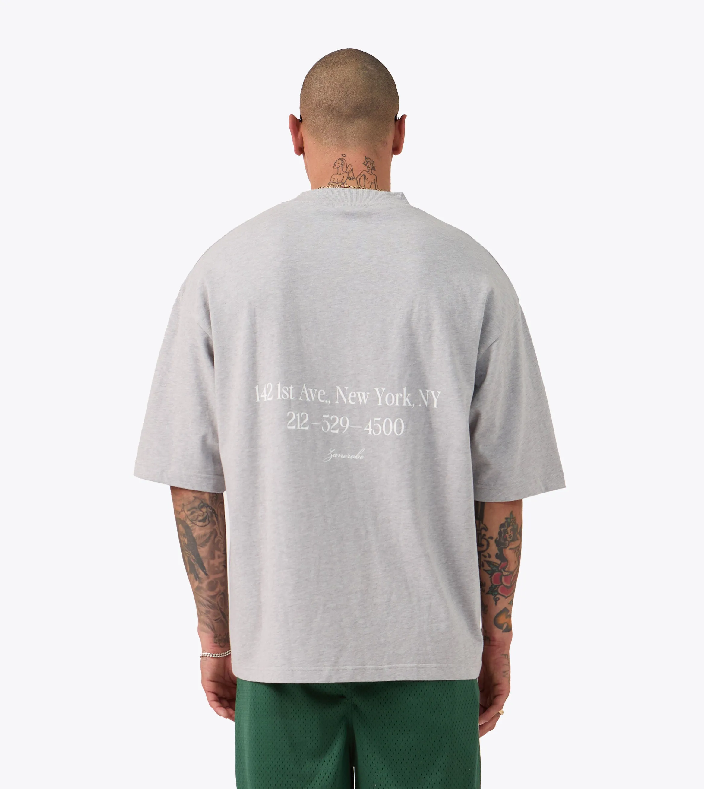 Outdoor Smart Comfort Stretch Fit NY Flow Tee Grey Marle