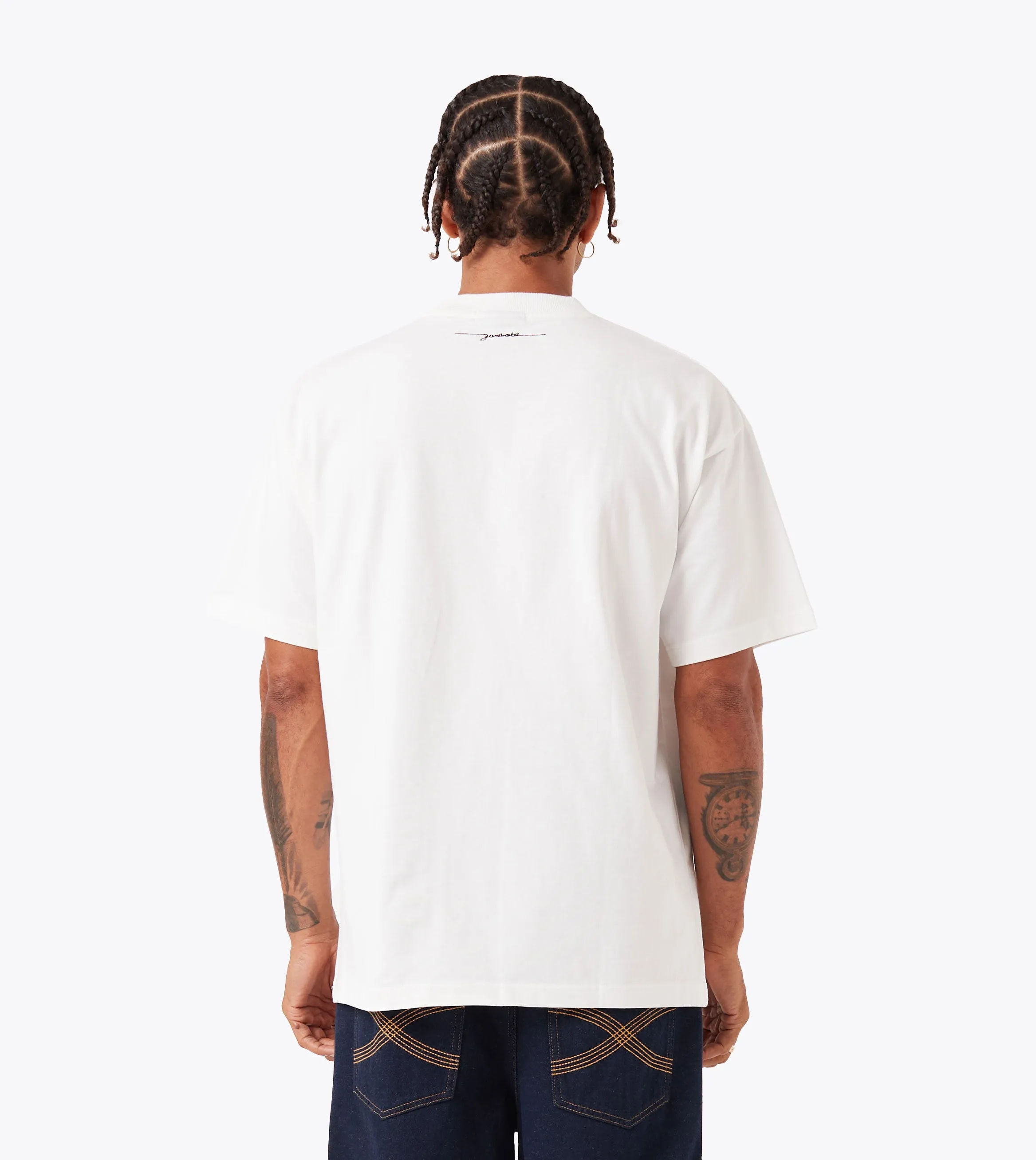 City Smart Look discount offer Box Tee Vintage White