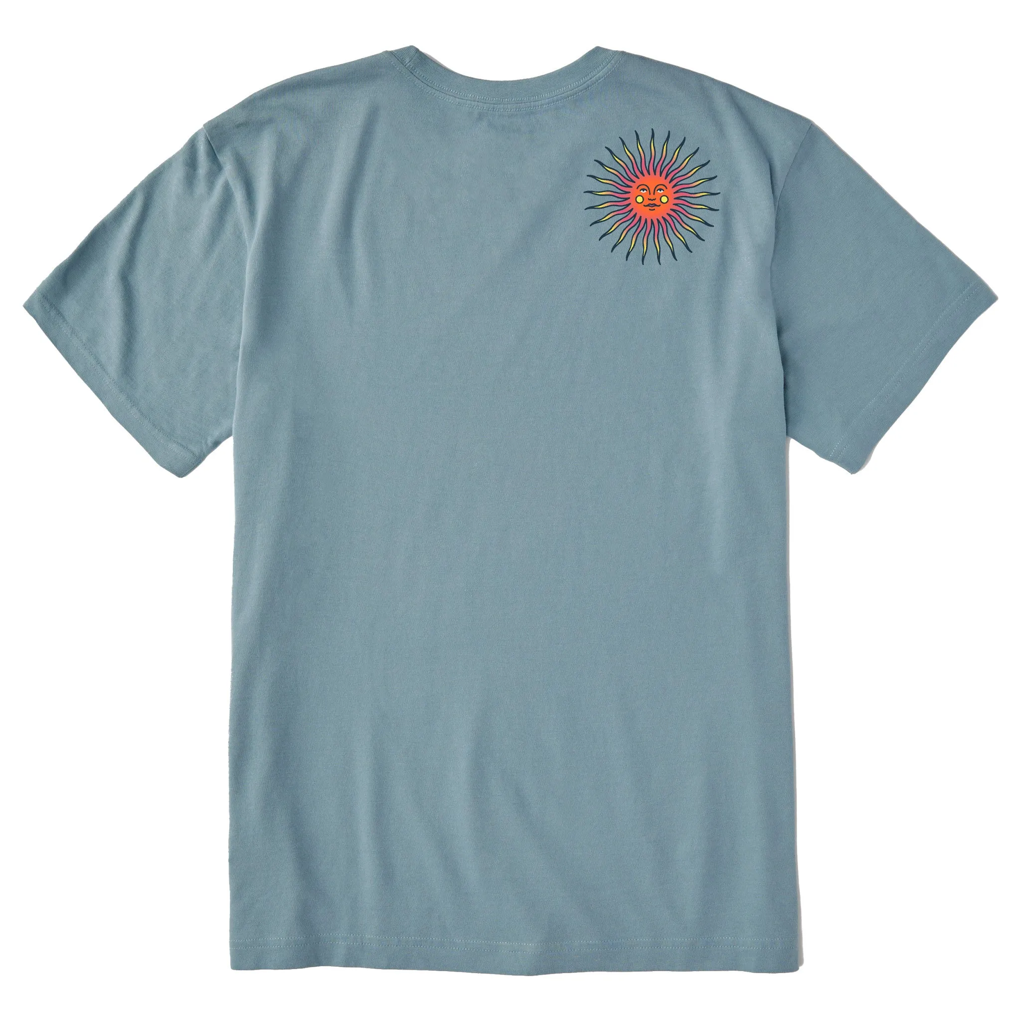 sporty wear Modern Twist Men's Wavy Sun Short Sleeve Crusher Tee