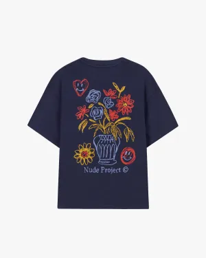 Comfy Wear Fit Jarron Tee Navy