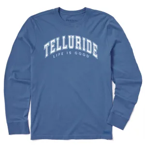 Timeless Fit Men's Telluride Arch Long Sleeve Crusher Tee