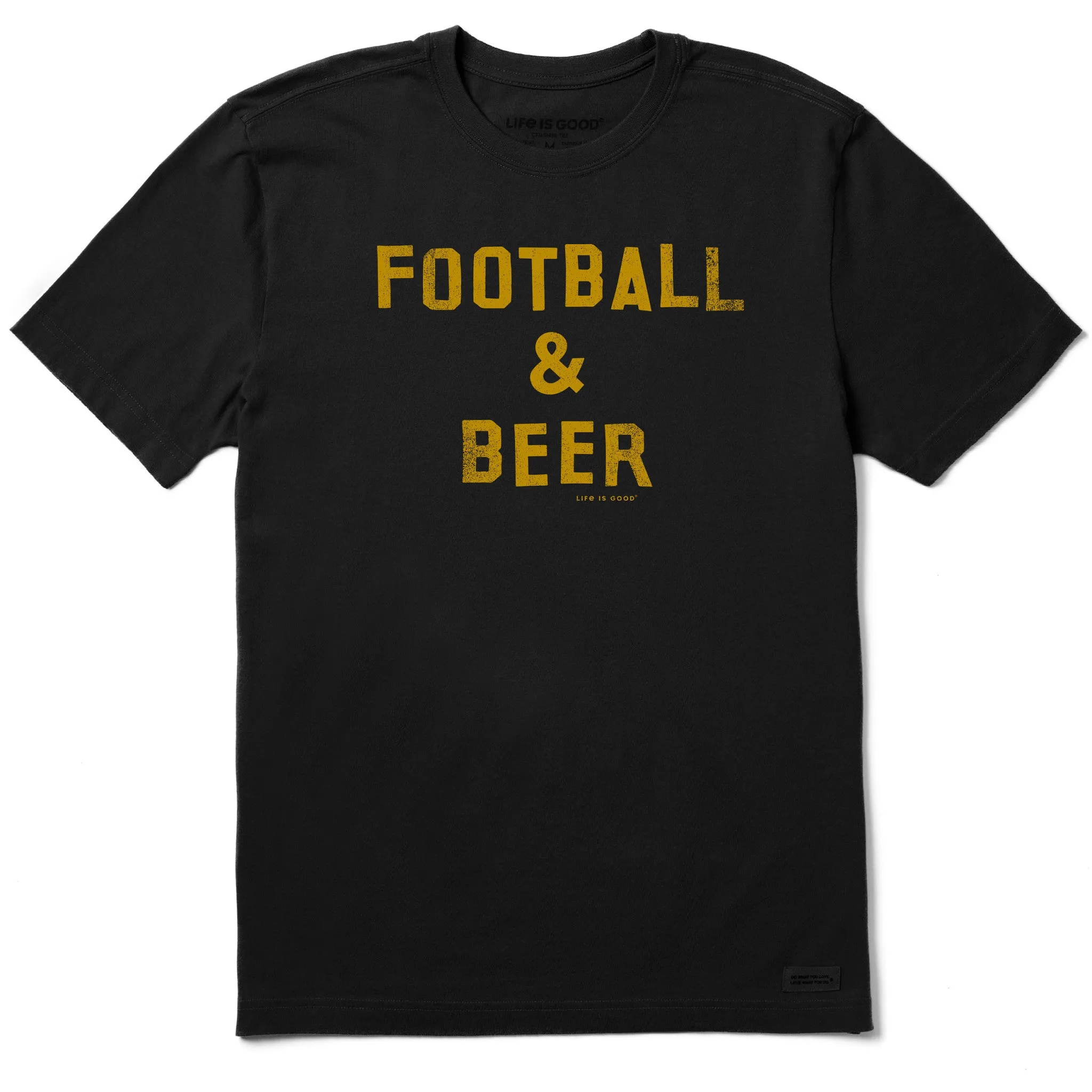 Easy Layering SeamlessConstruction Men's Football Beer Short Sleeve Tee