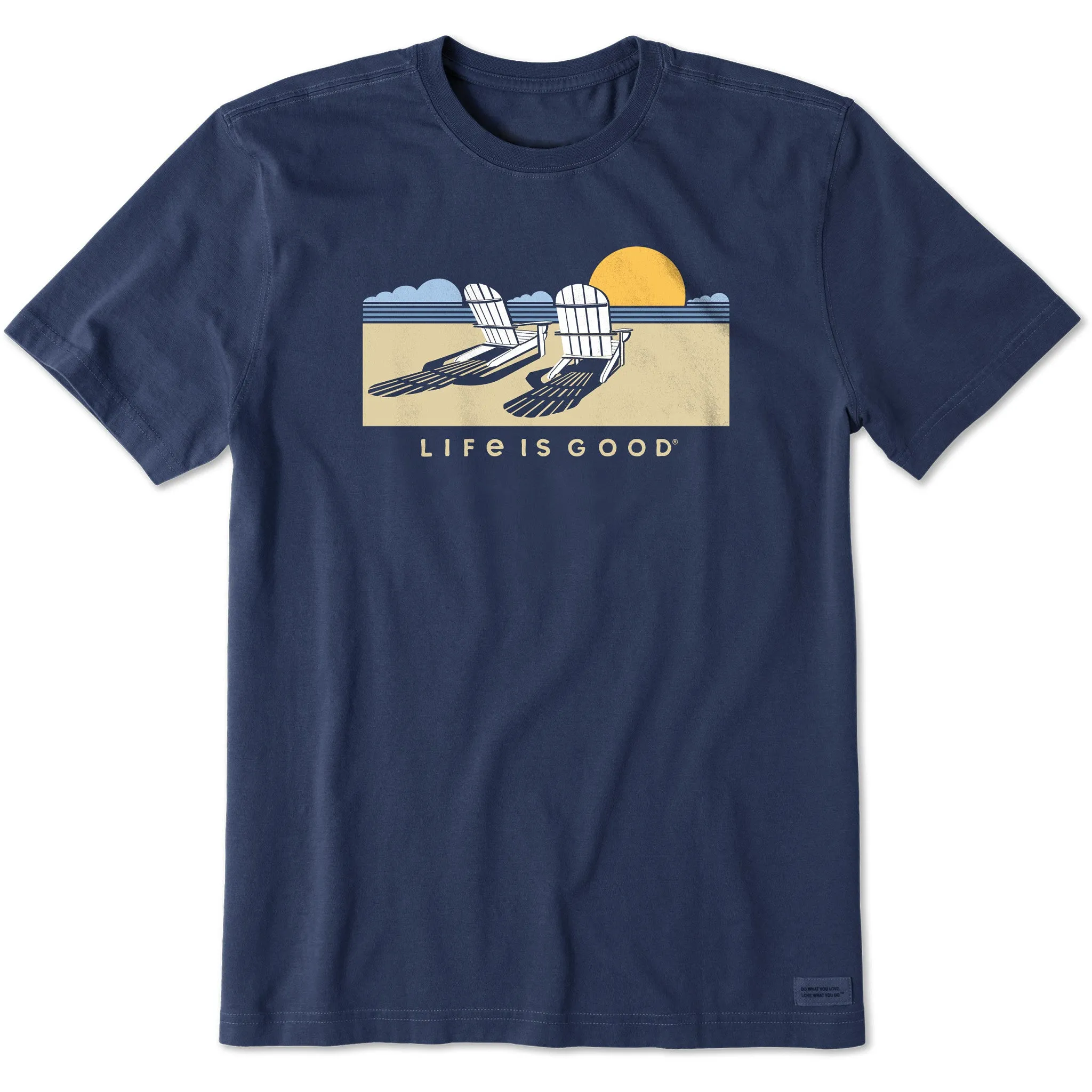 Men's Golden Hour Adirondacks Short Sleeve Tee Casual Design Vintage Style