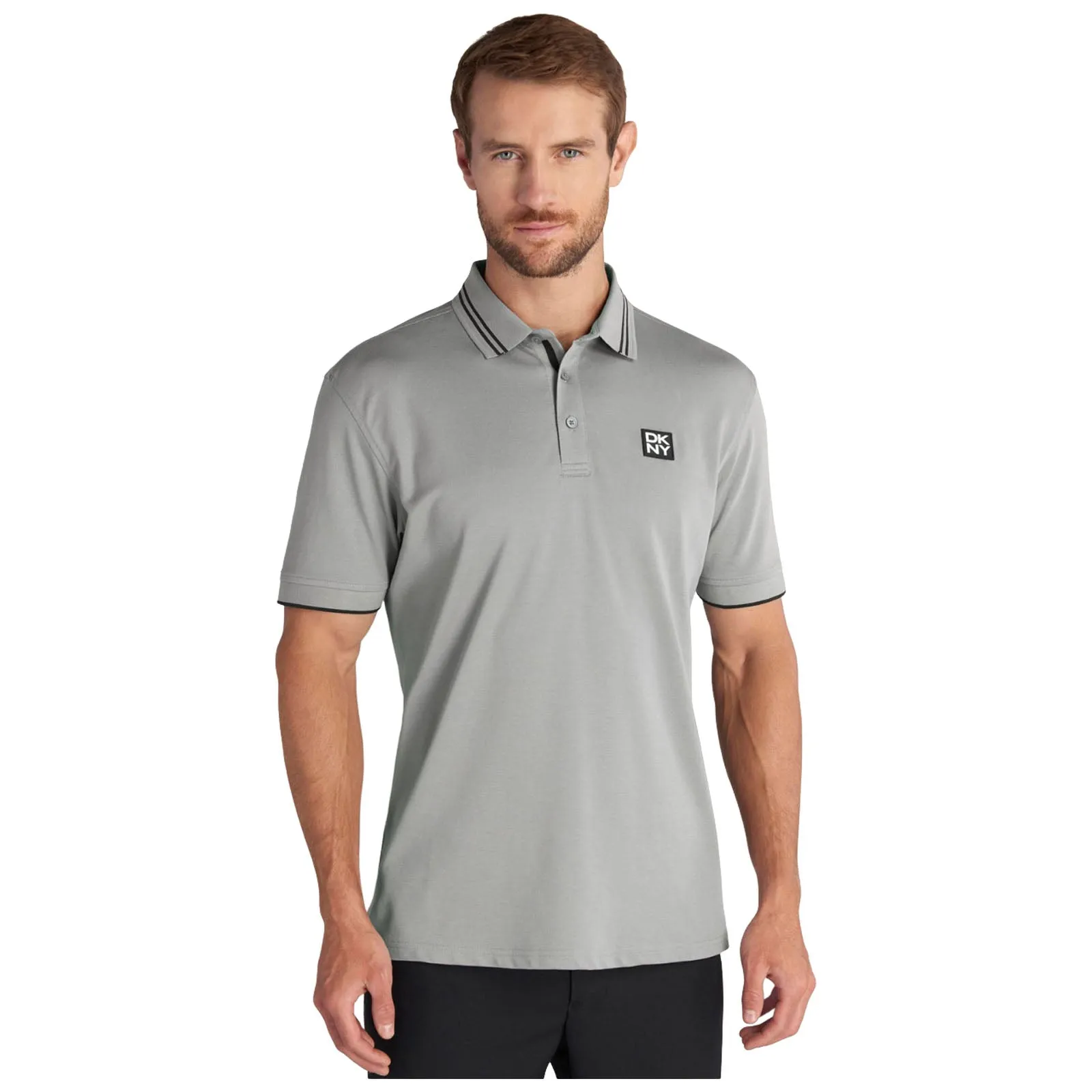 DKNY Mens Spike Polo Shirt Active Shirt Casual Layers