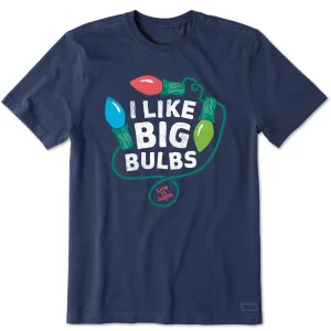harmonious Men's I Like Big Bulbs Short Sleeve Crusher Tee