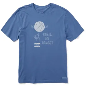 Men's Shall We Dance Short Sleeve Tee Simple Comfort Wear Easy Wear Style