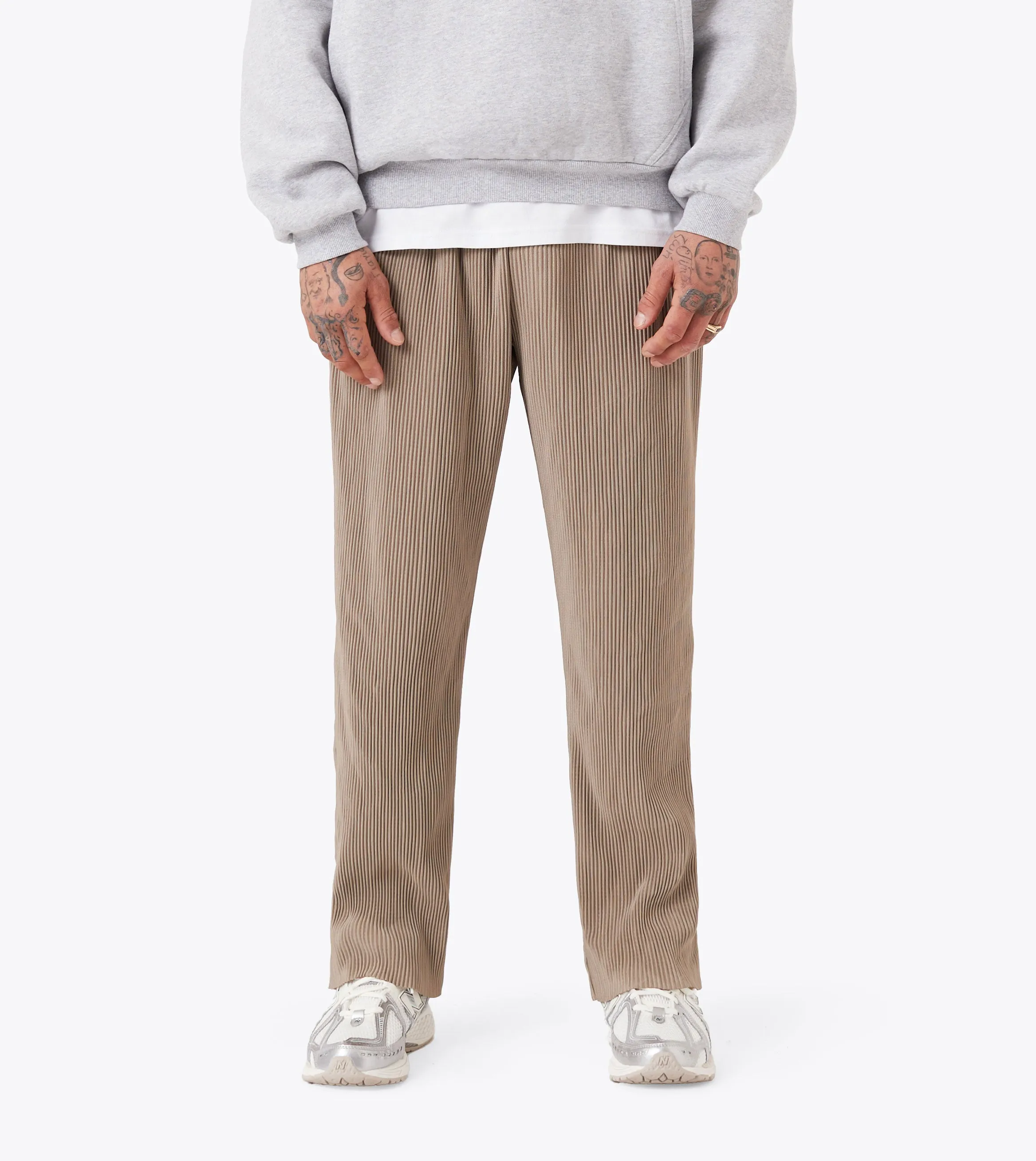 Tear Resistant Fabric Anti Snag Fabric Pleated Pant Khaki