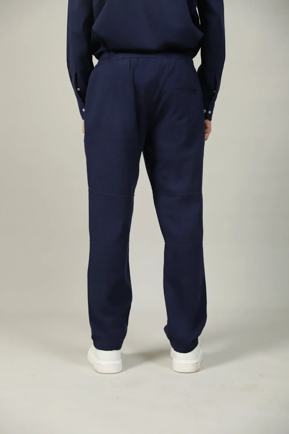 TEXTURED BAGGY FIT EASY PANTS Slip Resistant