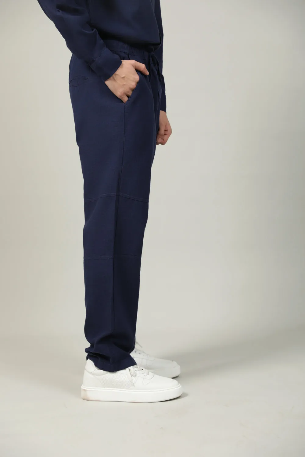 Ready For Action TEXTURED BAGGY FIT EASY PANTS