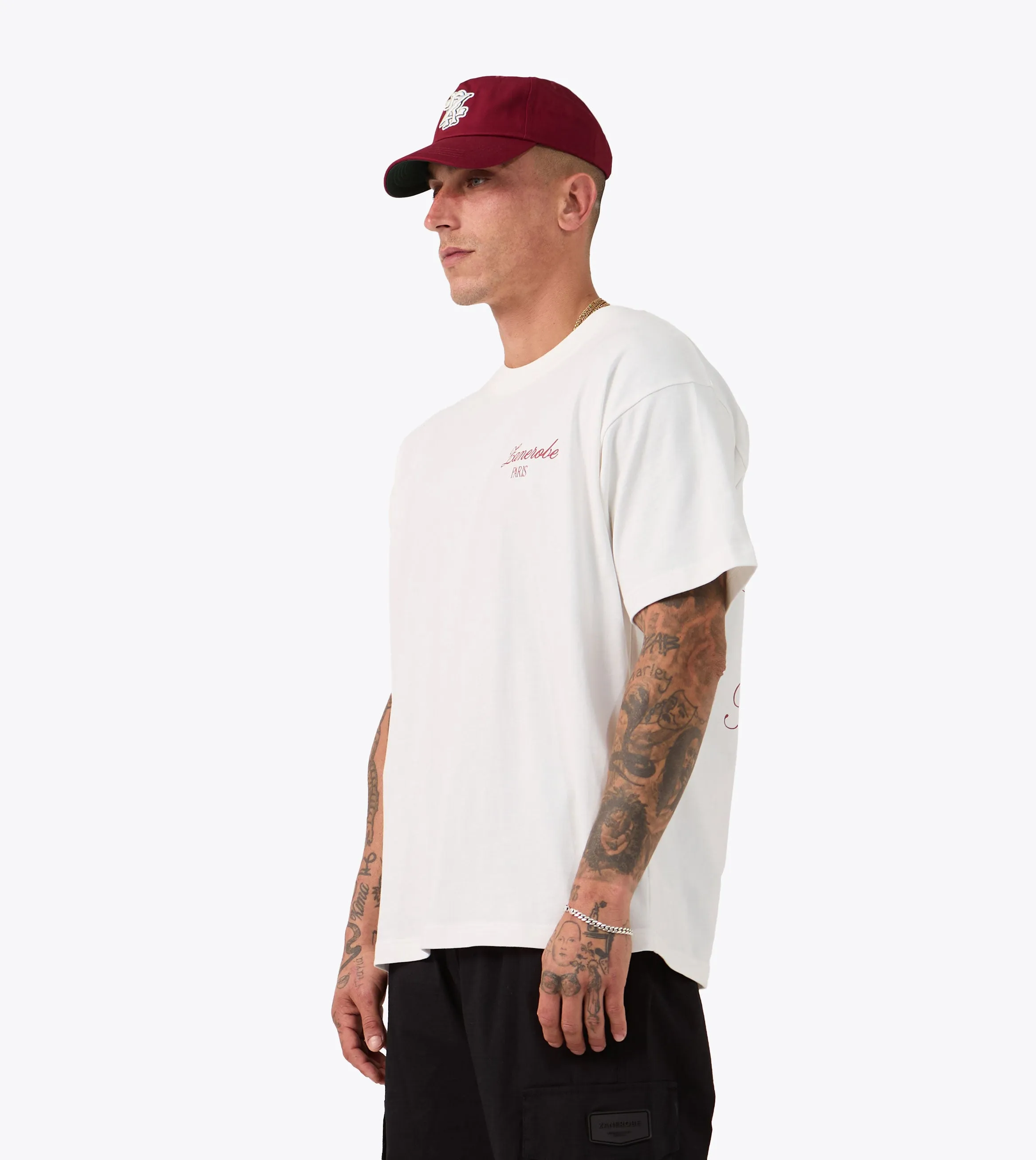 ZR Bakery Box Tee Vintage White Comfort Design