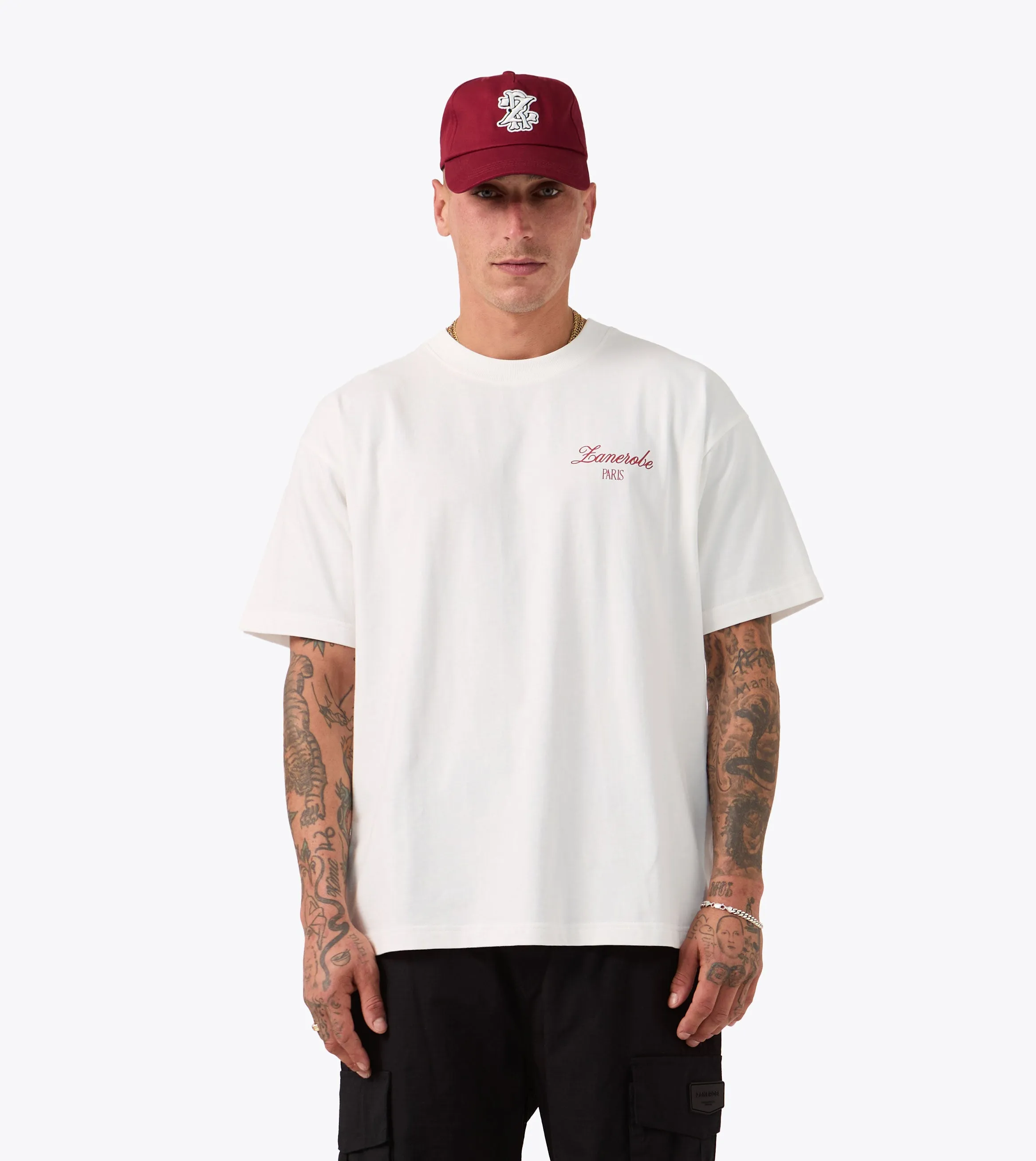 Comfy Wear Fit ZR Bakery Box Tee Vintage White