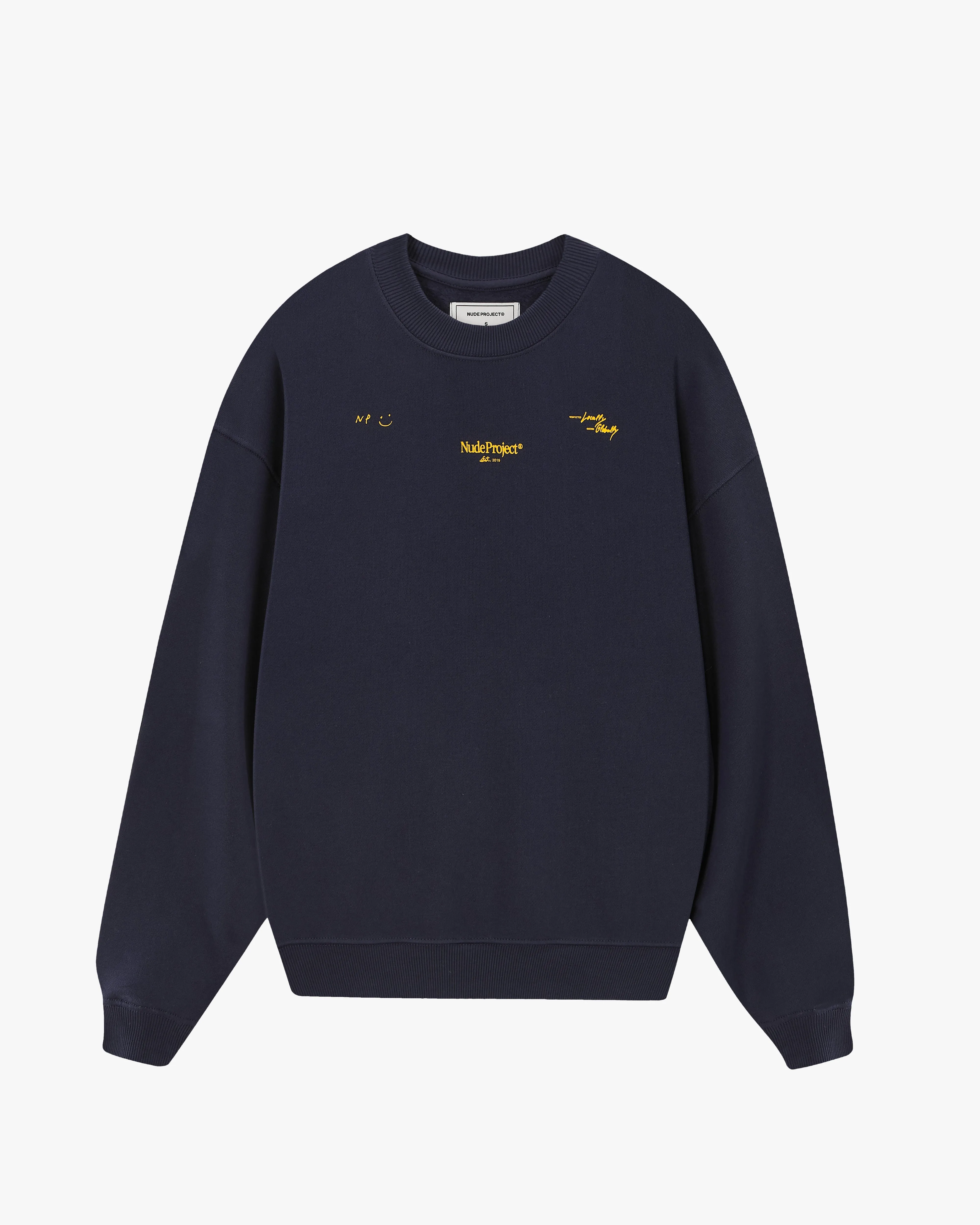 Global Soon Sweatshirt Navy Semi Formal