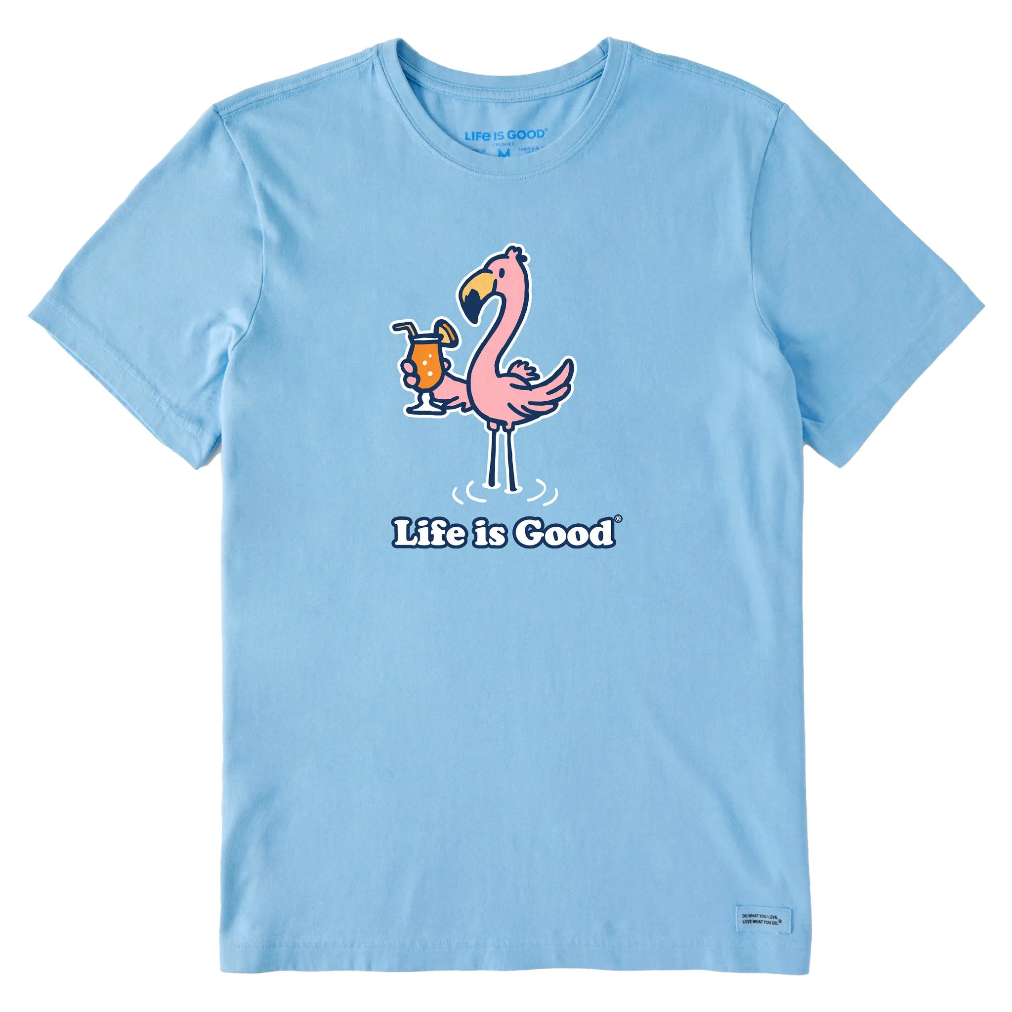 Men's Flamingo Cocktail Short Sleeve Tee Wedding