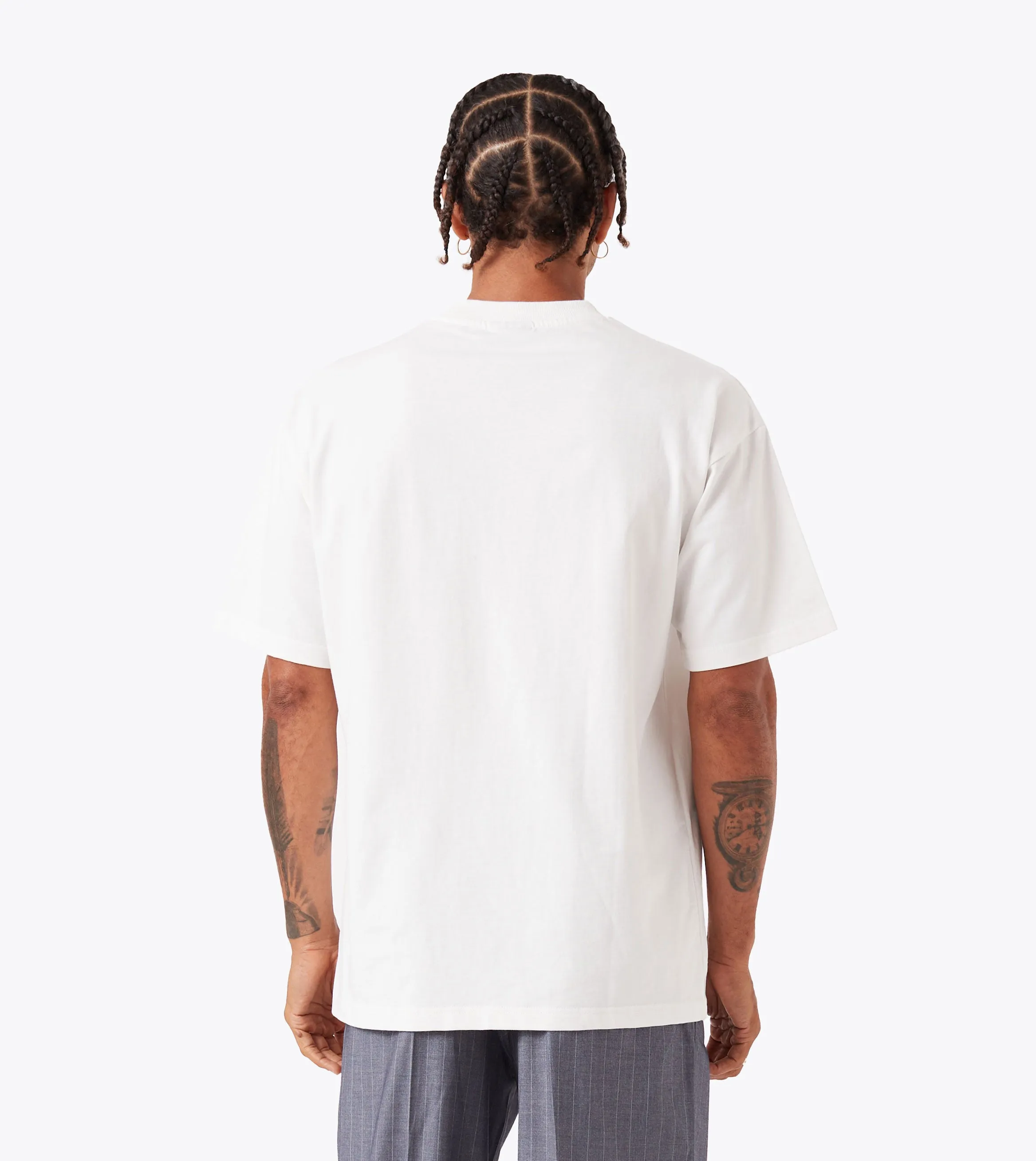 City Smart Look Rope Box Tee Vintage White