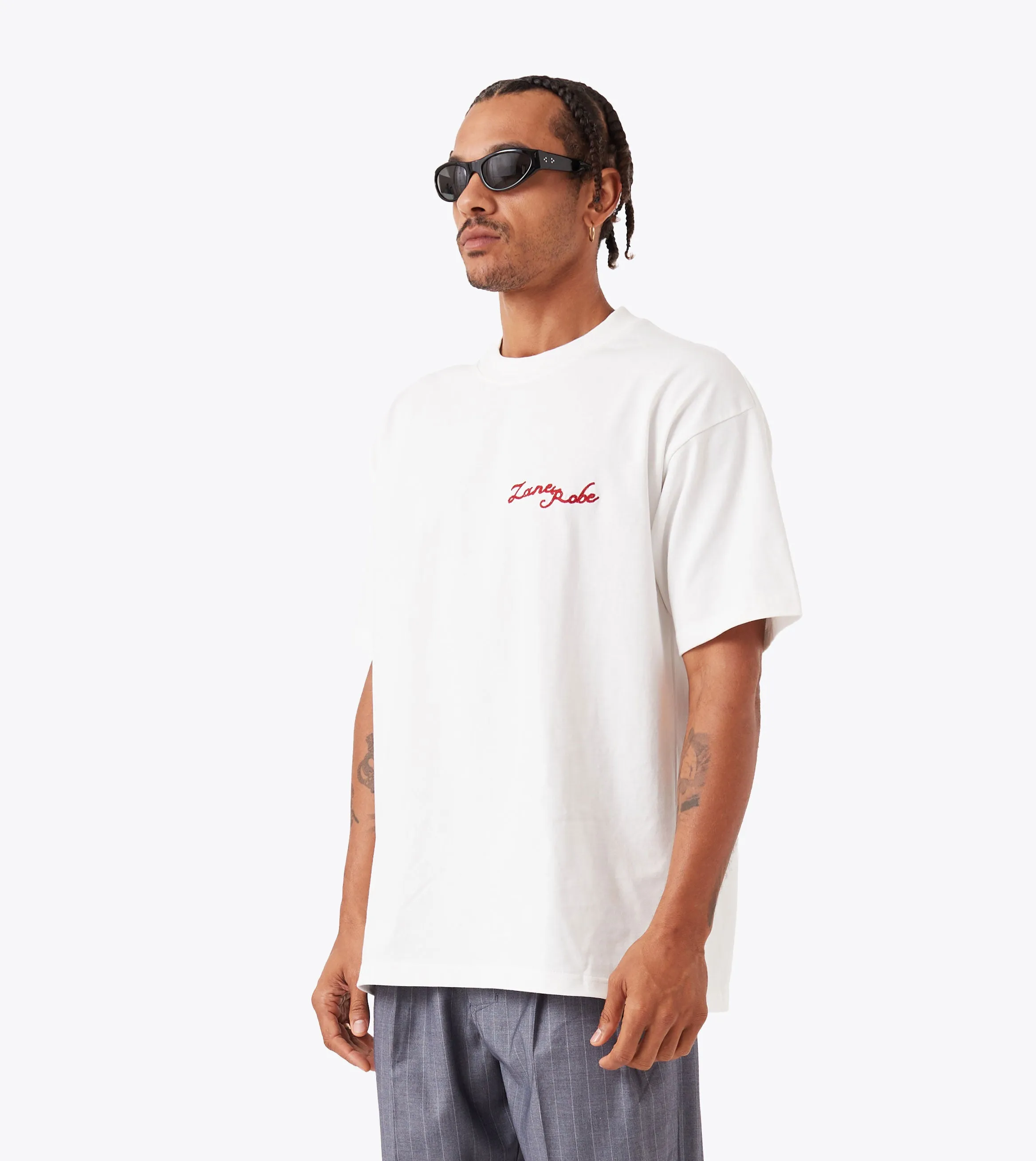 Rope Box Tee Vintage White Perfect Design