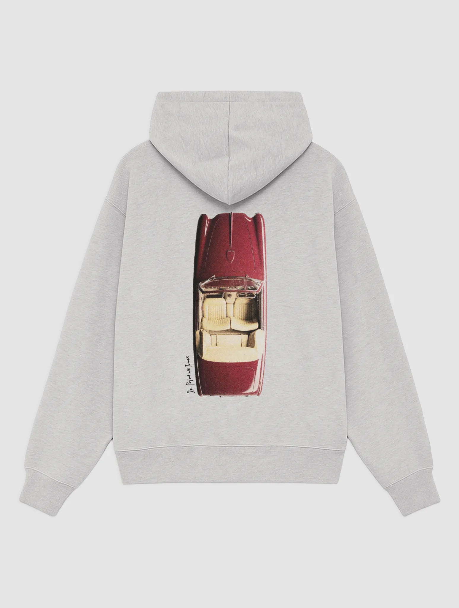 Thermal Lining comfortable top buckle up grey hoodie