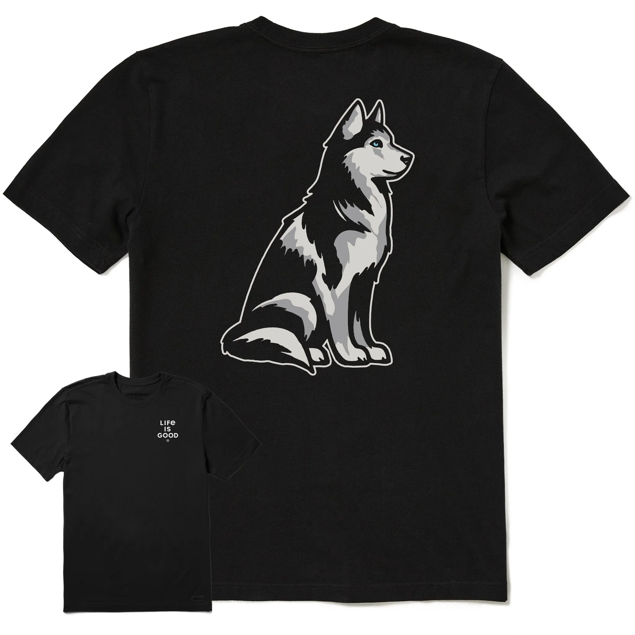 Men's Husky Short Sleeve Tee Bold Comfort