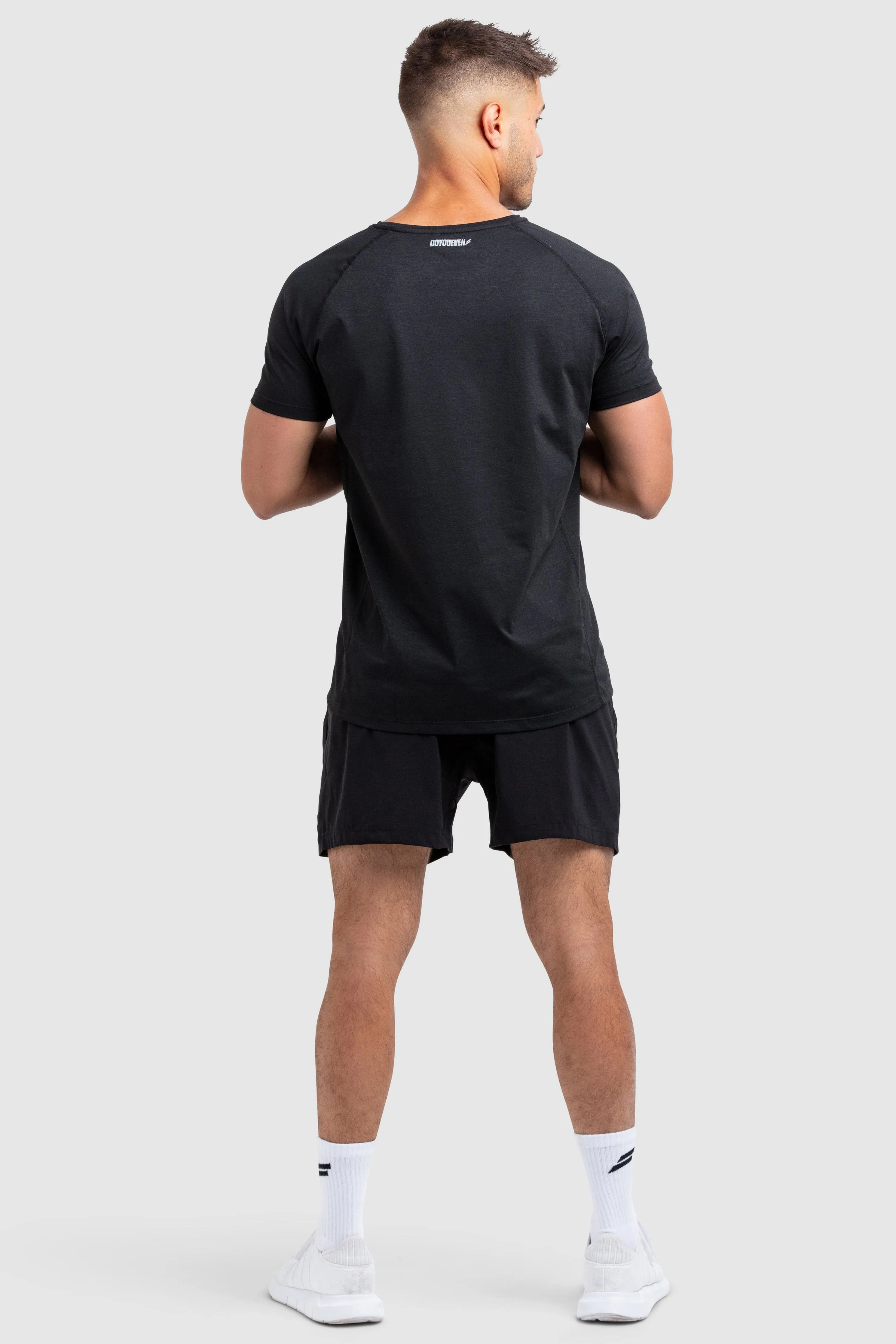 Puremotion Tee V3 - Black Light Stretch Sports Apparel