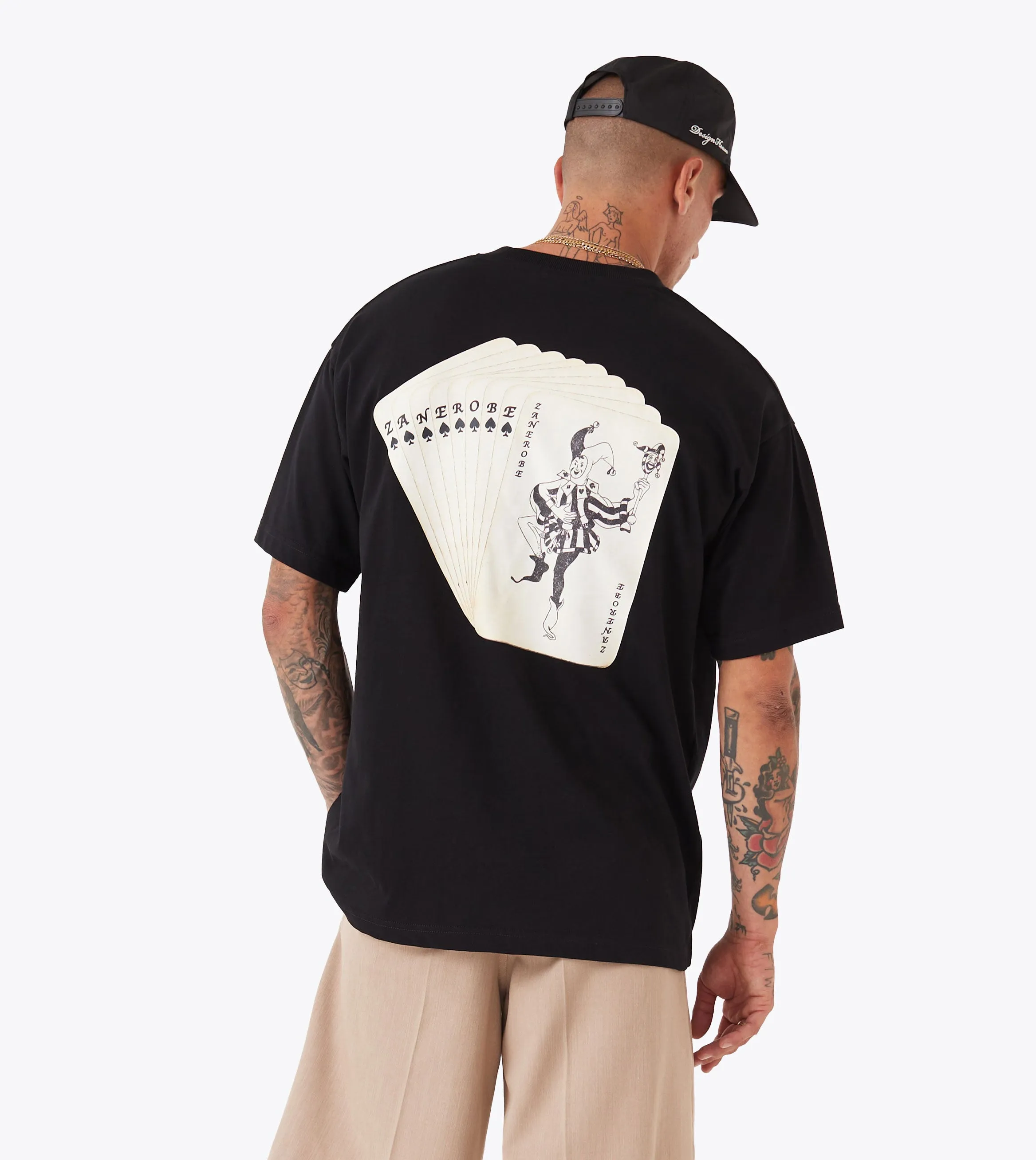 Slim Fit Wear Joker Box Tee Black