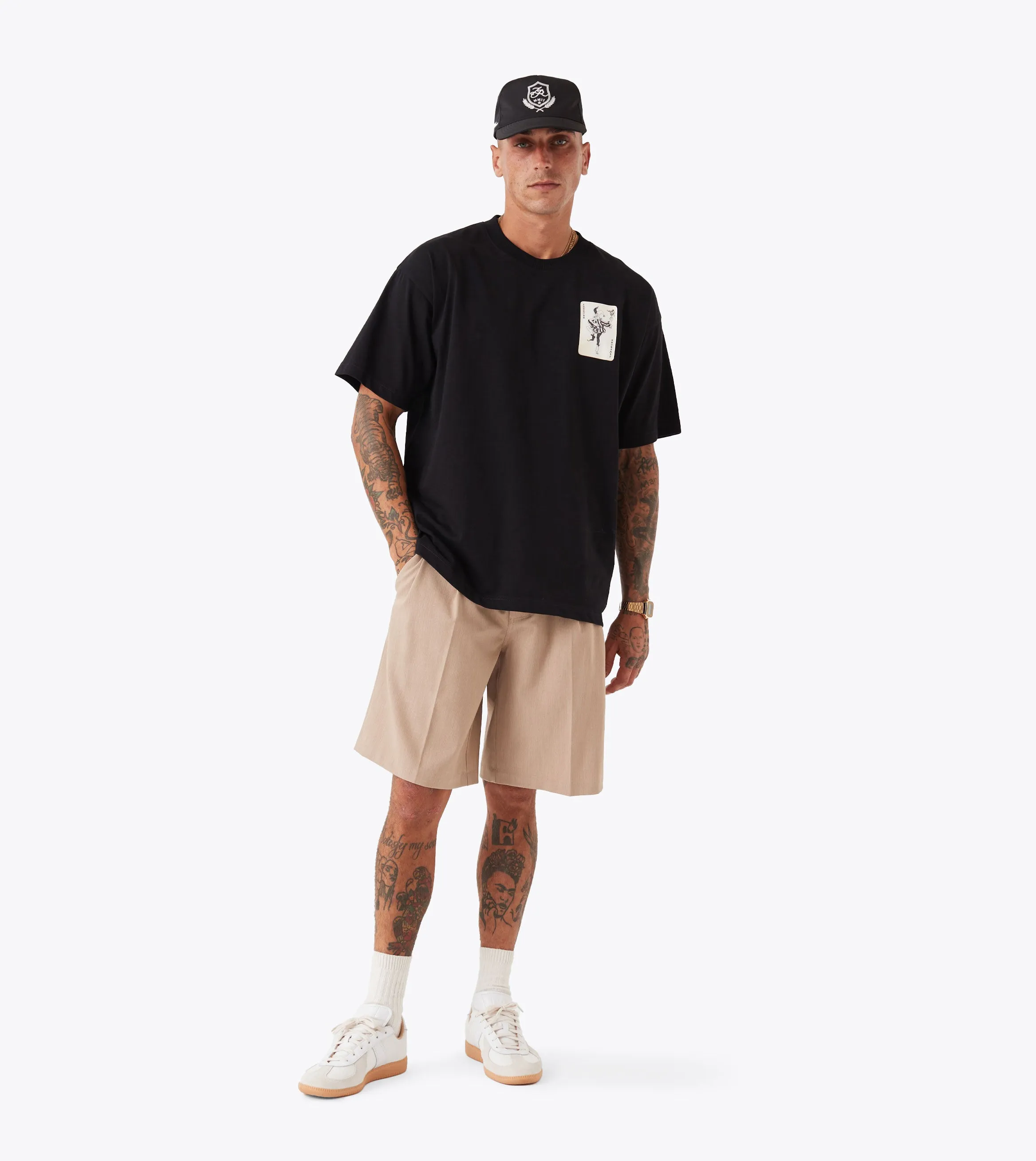 Casual Performance Fit Joker Box Tee Black