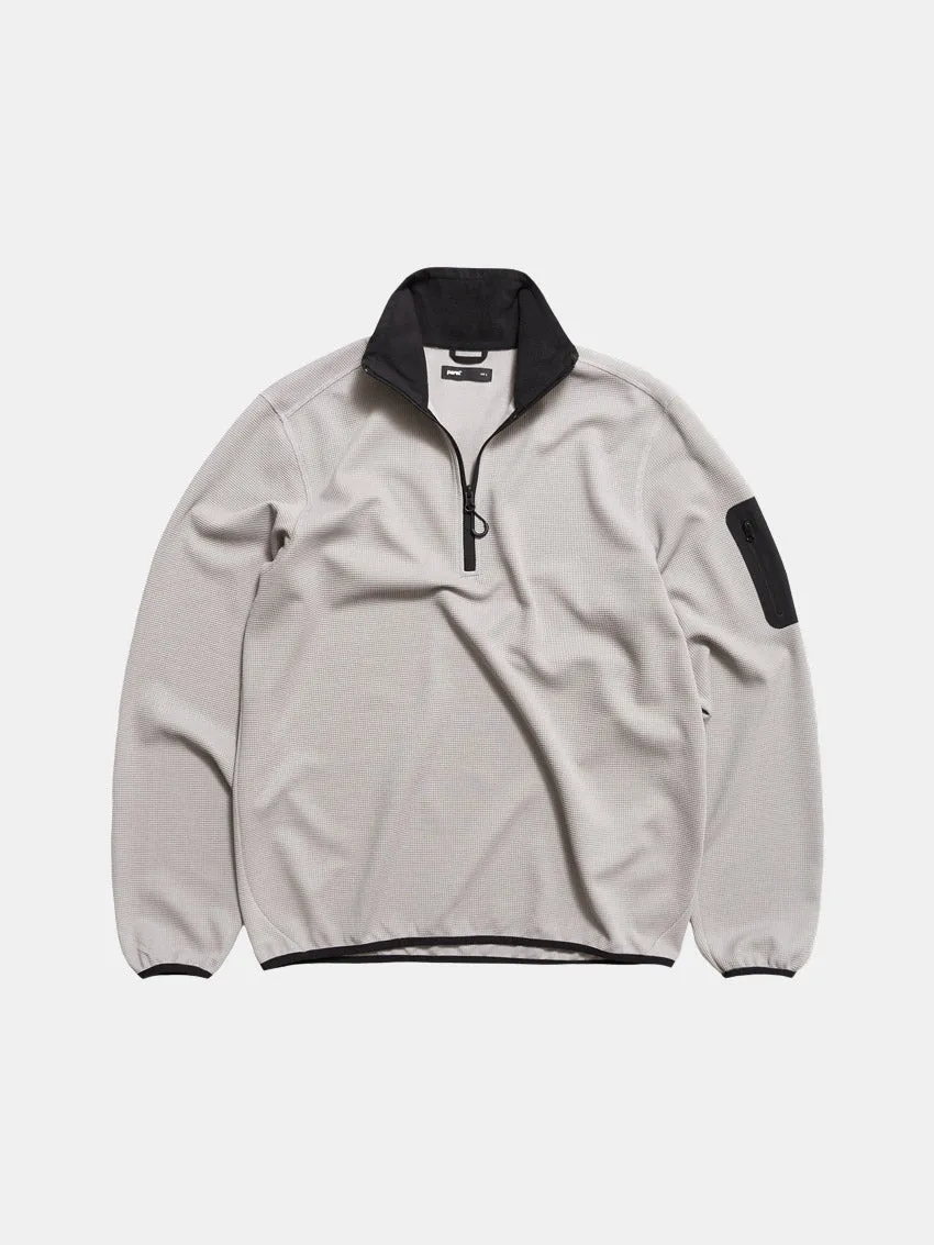 Toba Quarter Zip Sweatshirt Grey Comfy Layers