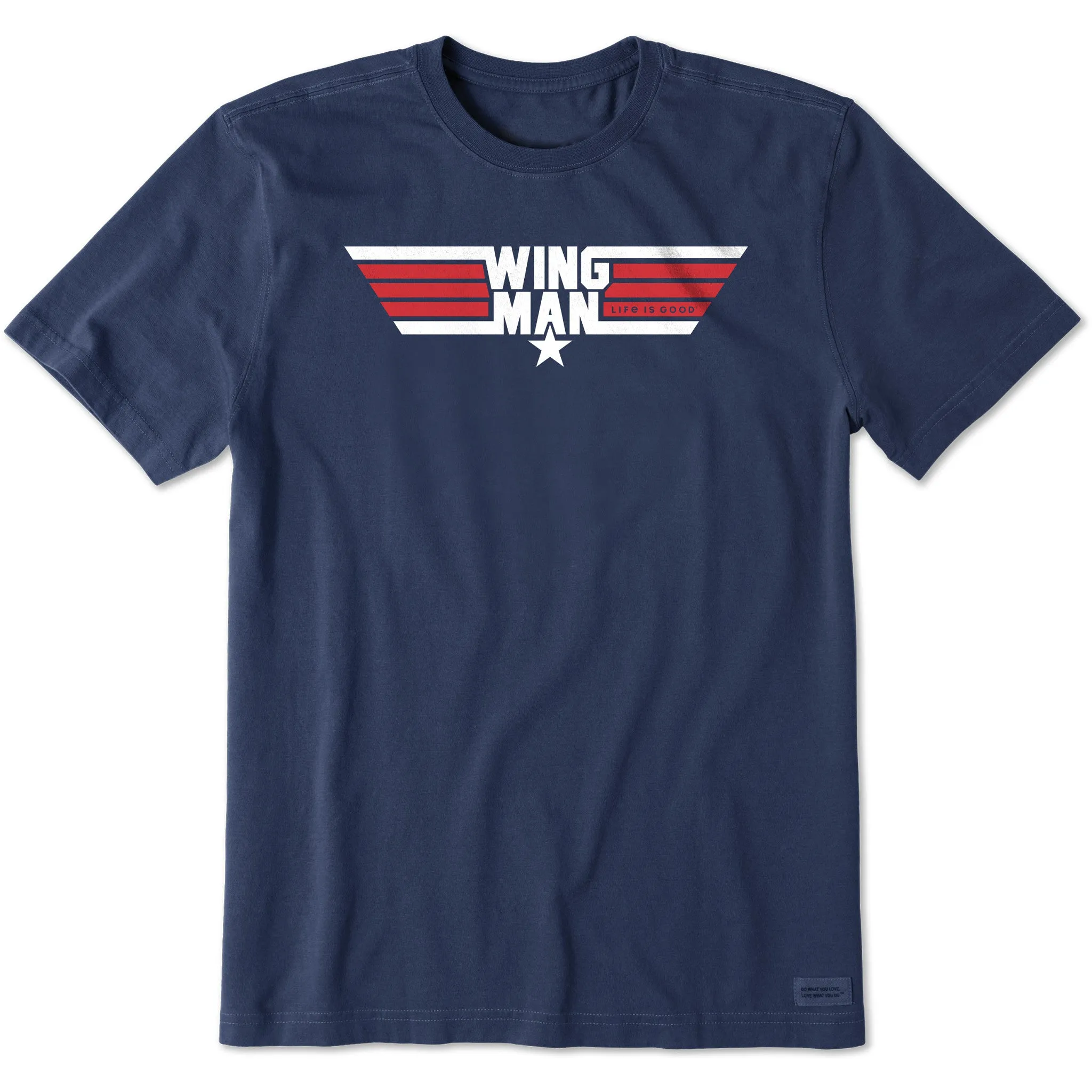 Fashion Layering Cool Style Men's Wing Man Short Sleeve Tee