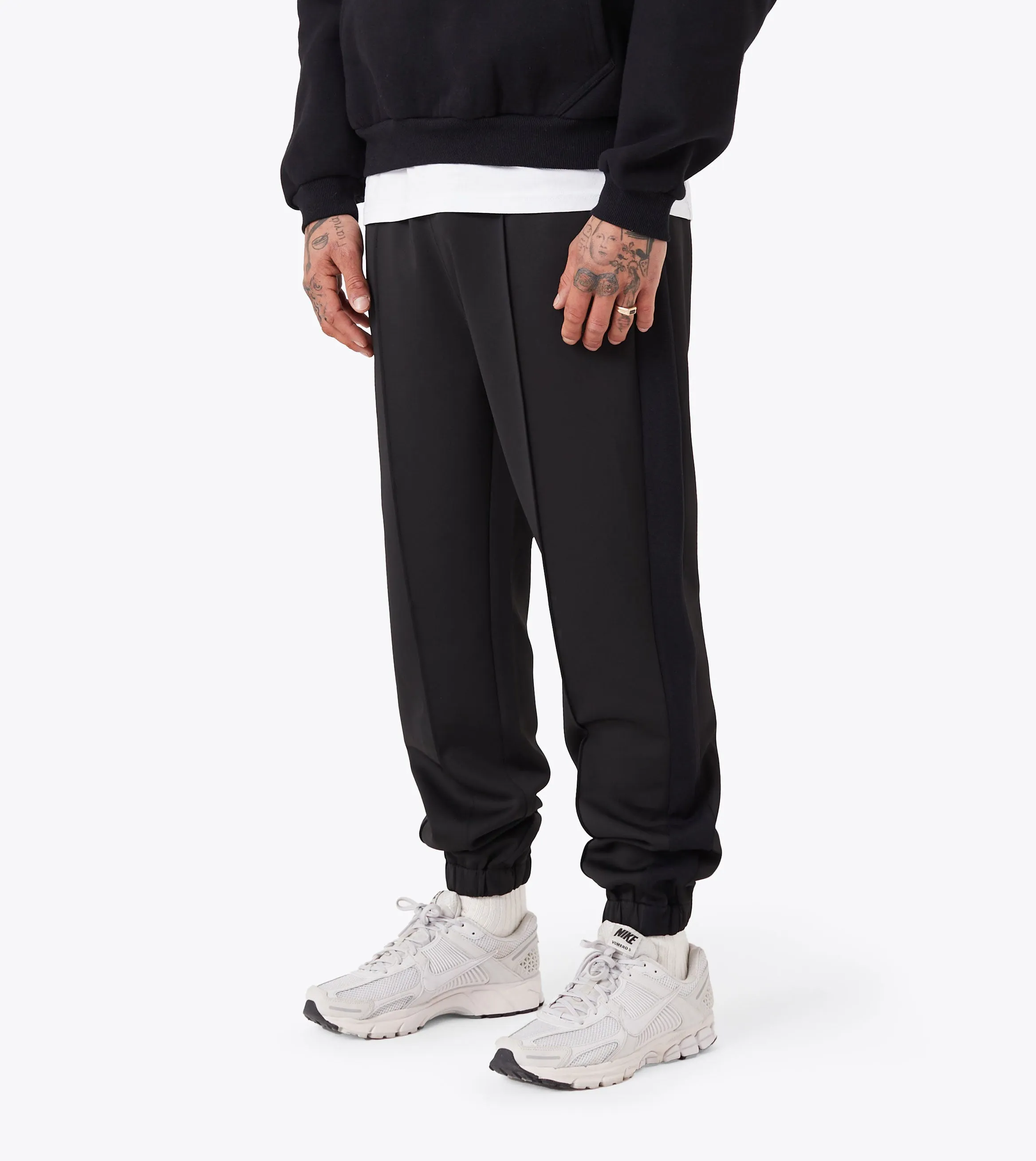 Rugged Fit Urban Style Sureshot Football Jogger Black