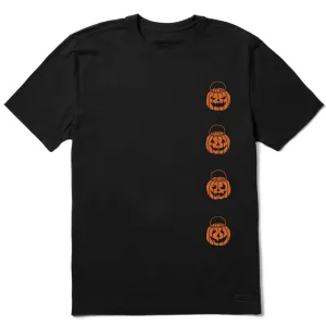 Trendy All-Day Men's Stacked Jack Buckets Short Sleeve Crusher Tee