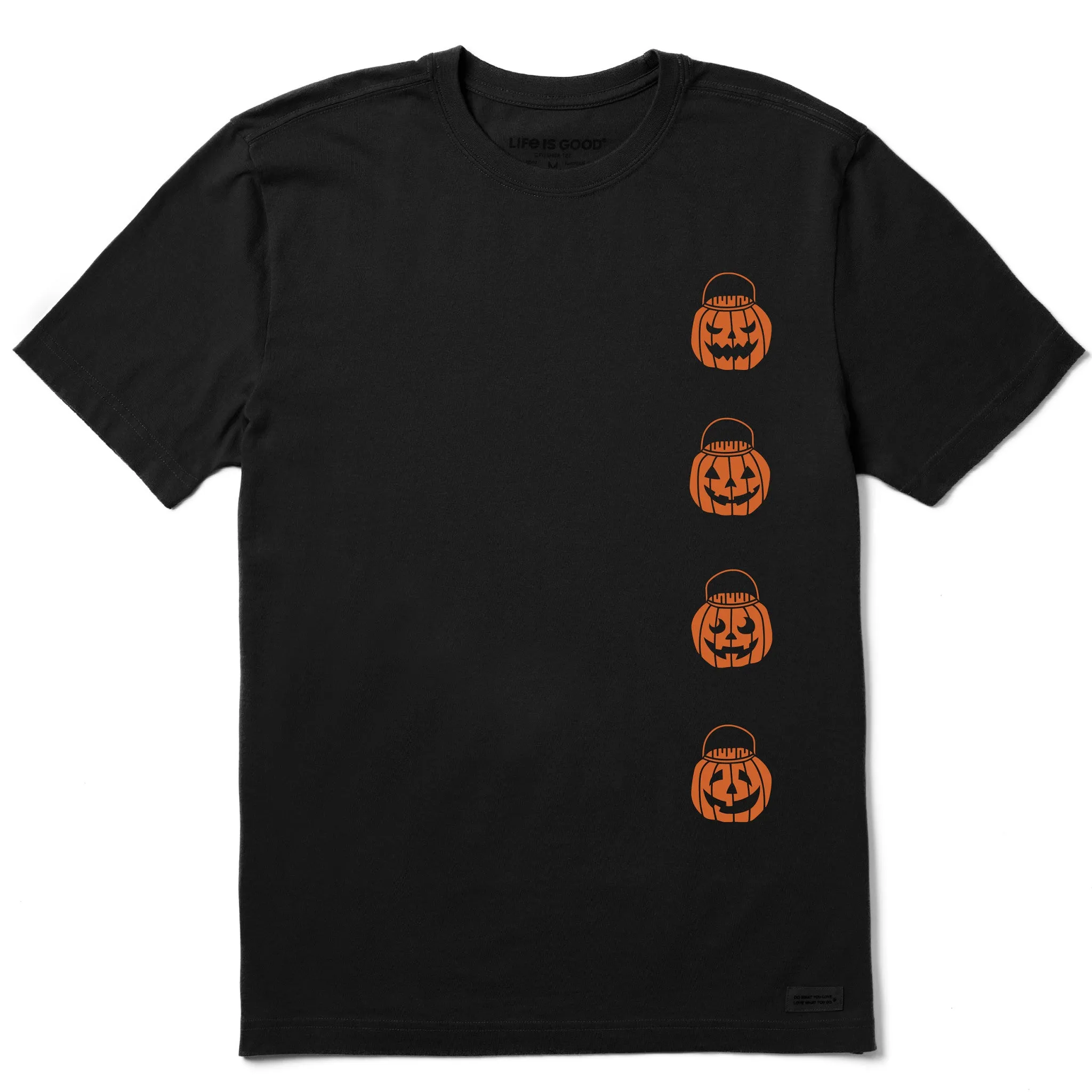 Men's Stacked Jack Buckets Short Sleeve Crusher Tee Comfort Stretch Fit Comfy Fit Wear