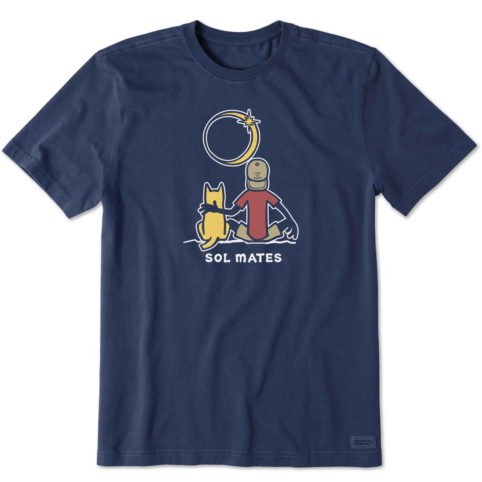 Trendy Fashion Men's Sol Mates Jake & Rocket Eclipse Short Sleeve Tee