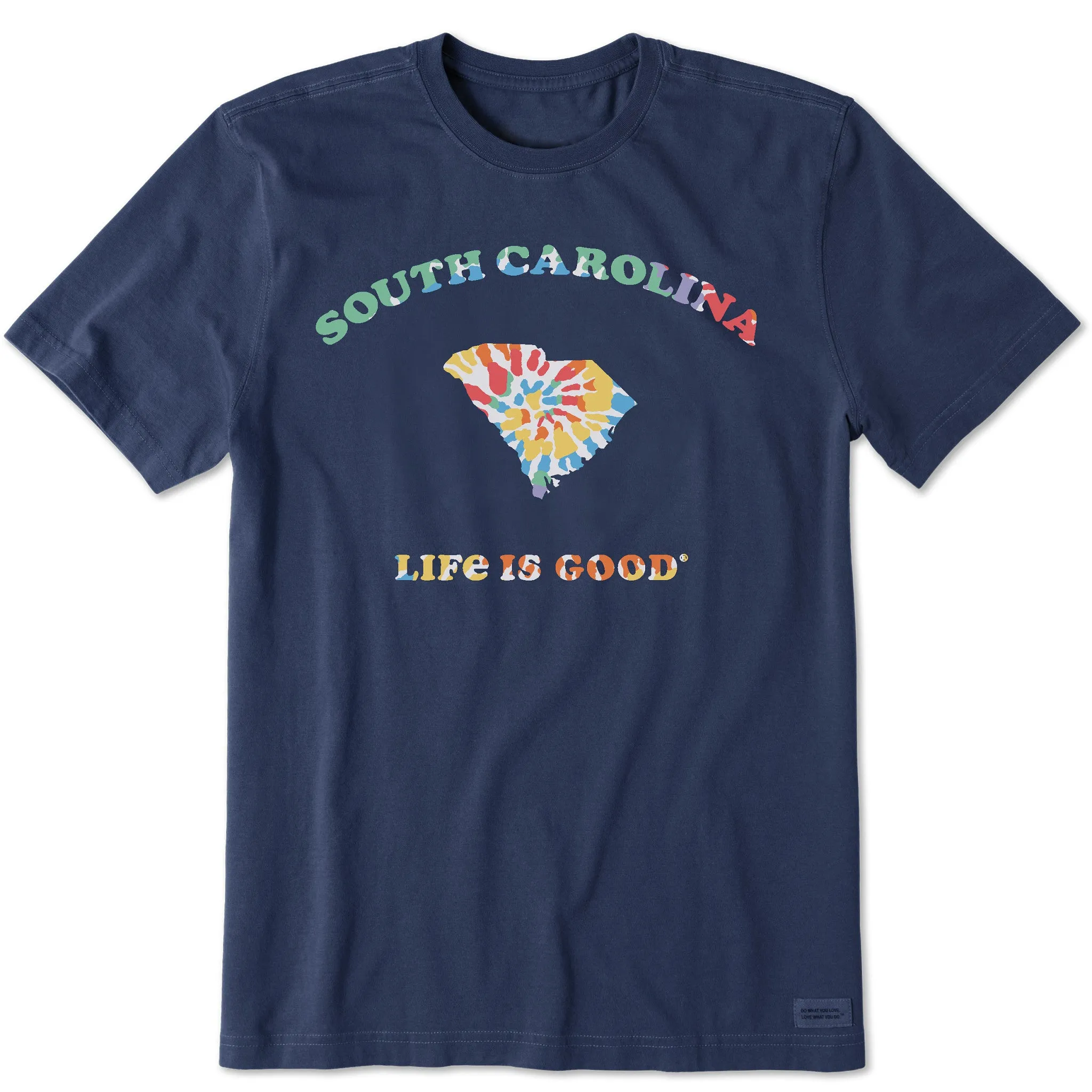 Indoor Event Timeless Piece Men's Tie Dye South Carolina Short Sleeve Crusher Tee