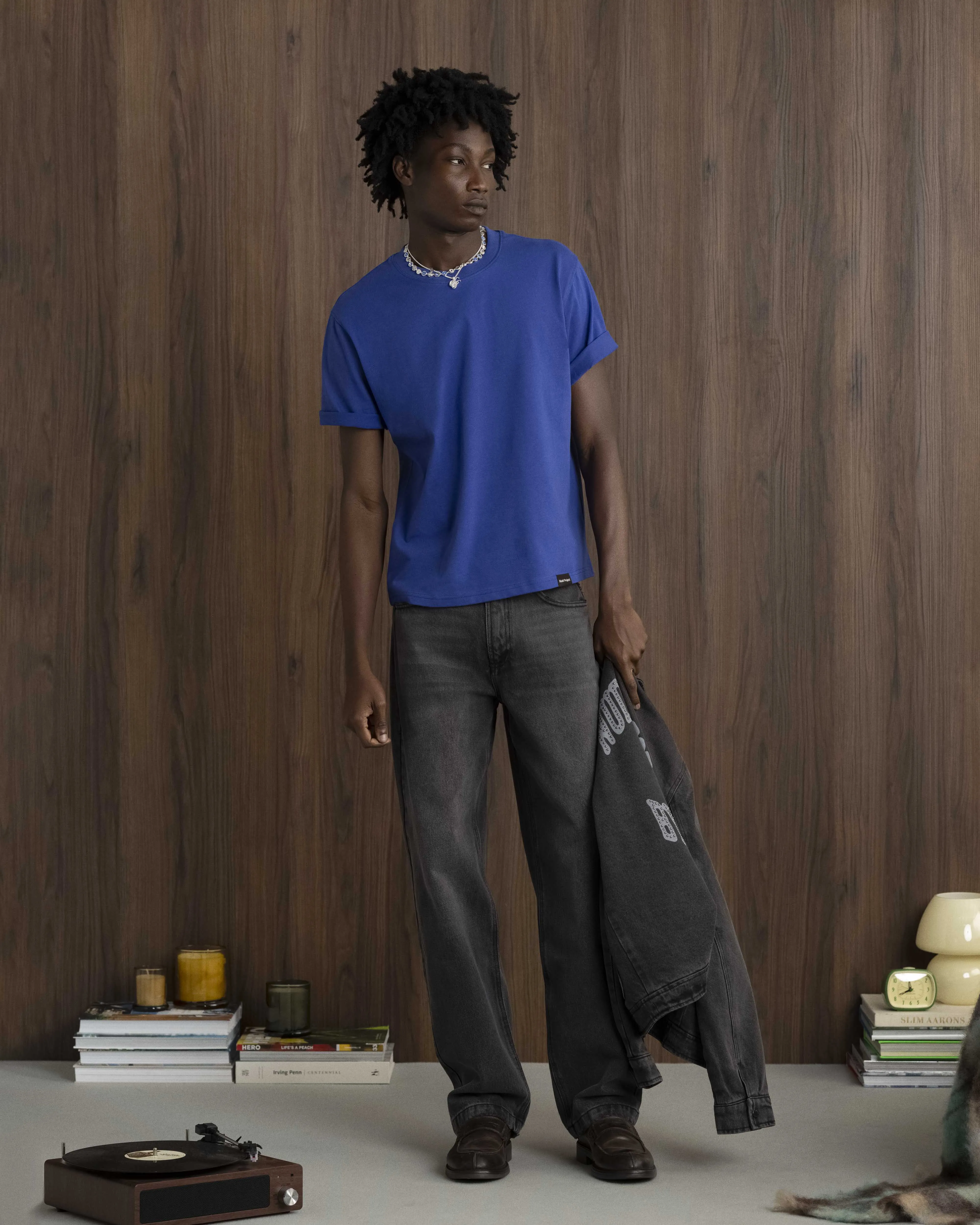 Basic Tee Blue/Black/Grey 3xPack Seamless Edging