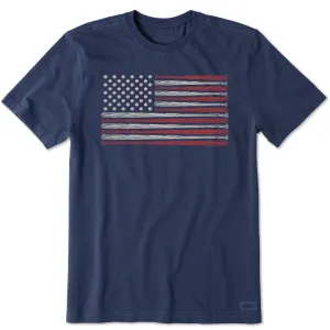 Men's The United States of Baseball Short Sleeve Tee Embroidered