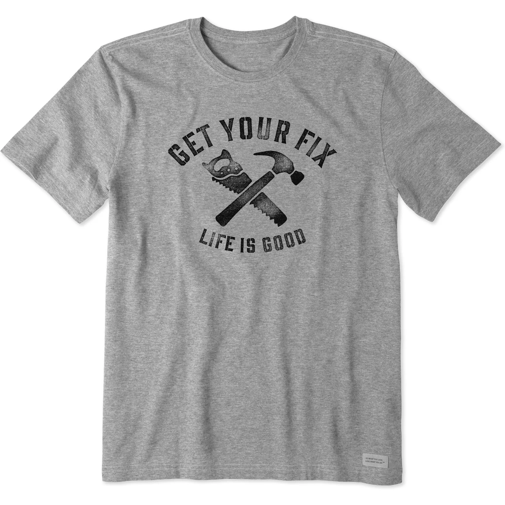 Men's Get Your Fix Short Sleeve Crusher Tee perfect for all-day wear Unisex Fit