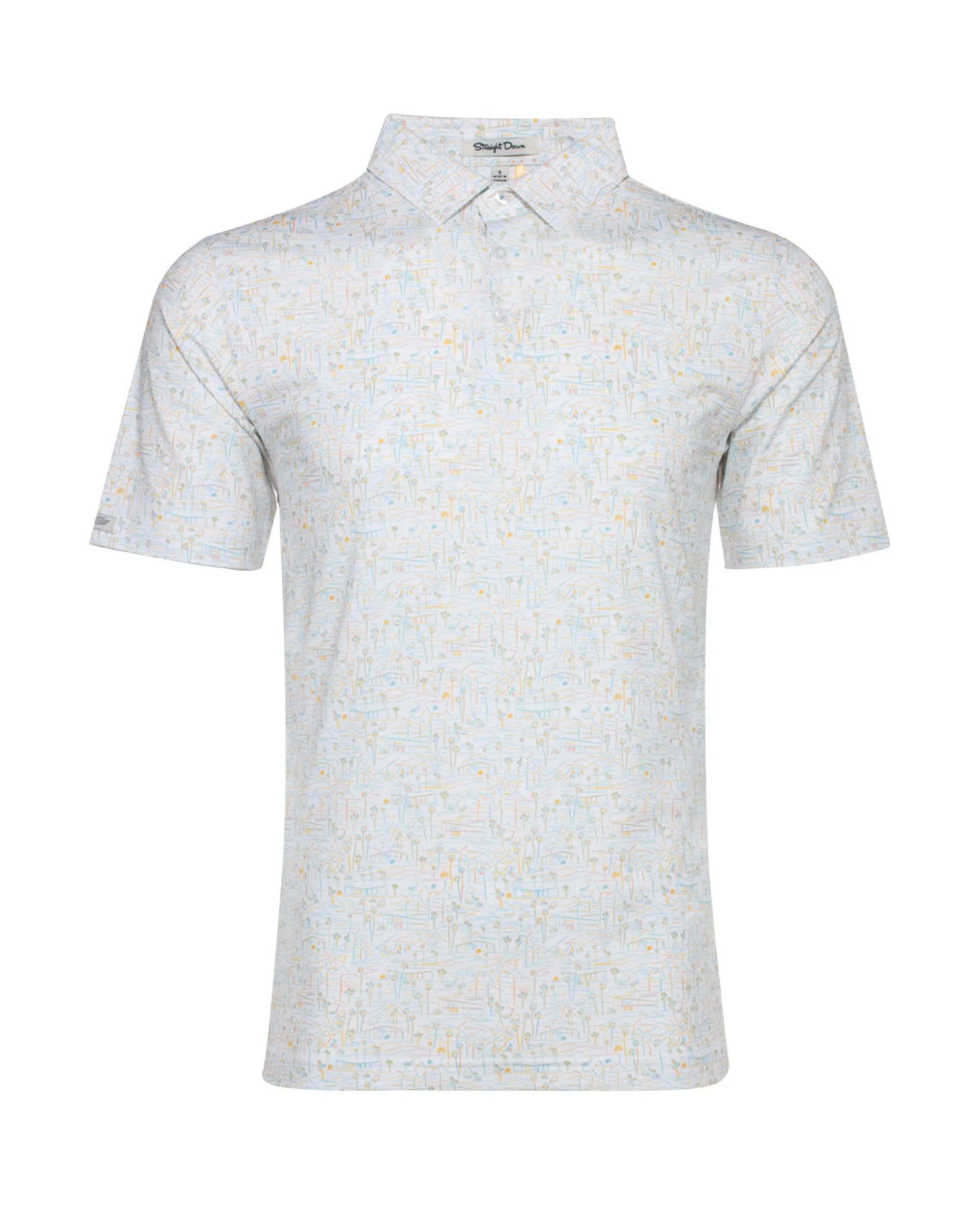 Coachella Polo - White Versatile Outfit Fashionable Shirt