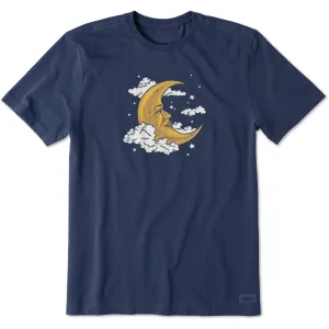 Men's Gentle Moon Short Sleeve Tee Soft Lining