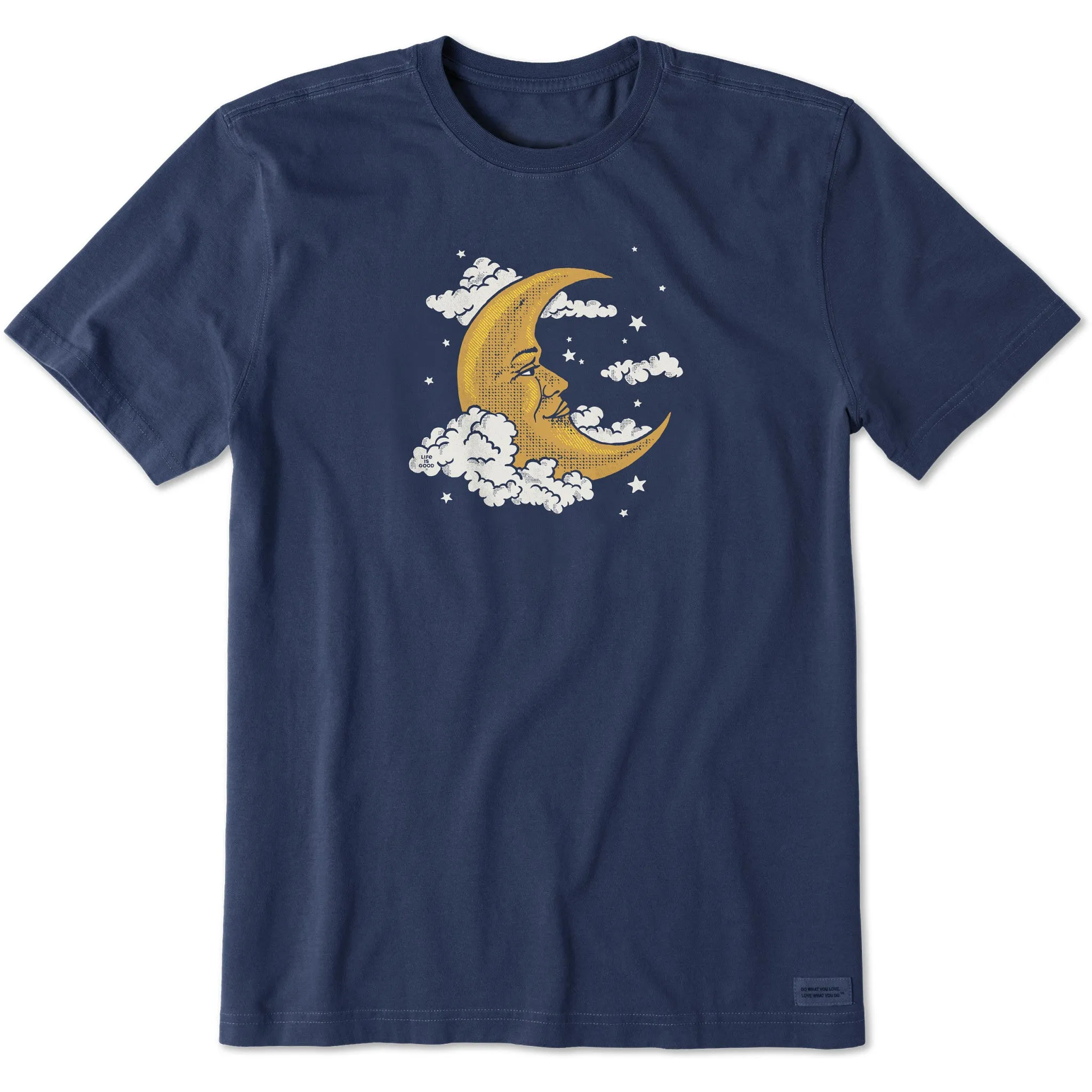 Men's Gentle Moon Short Sleeve Tee Fun Prints petite size